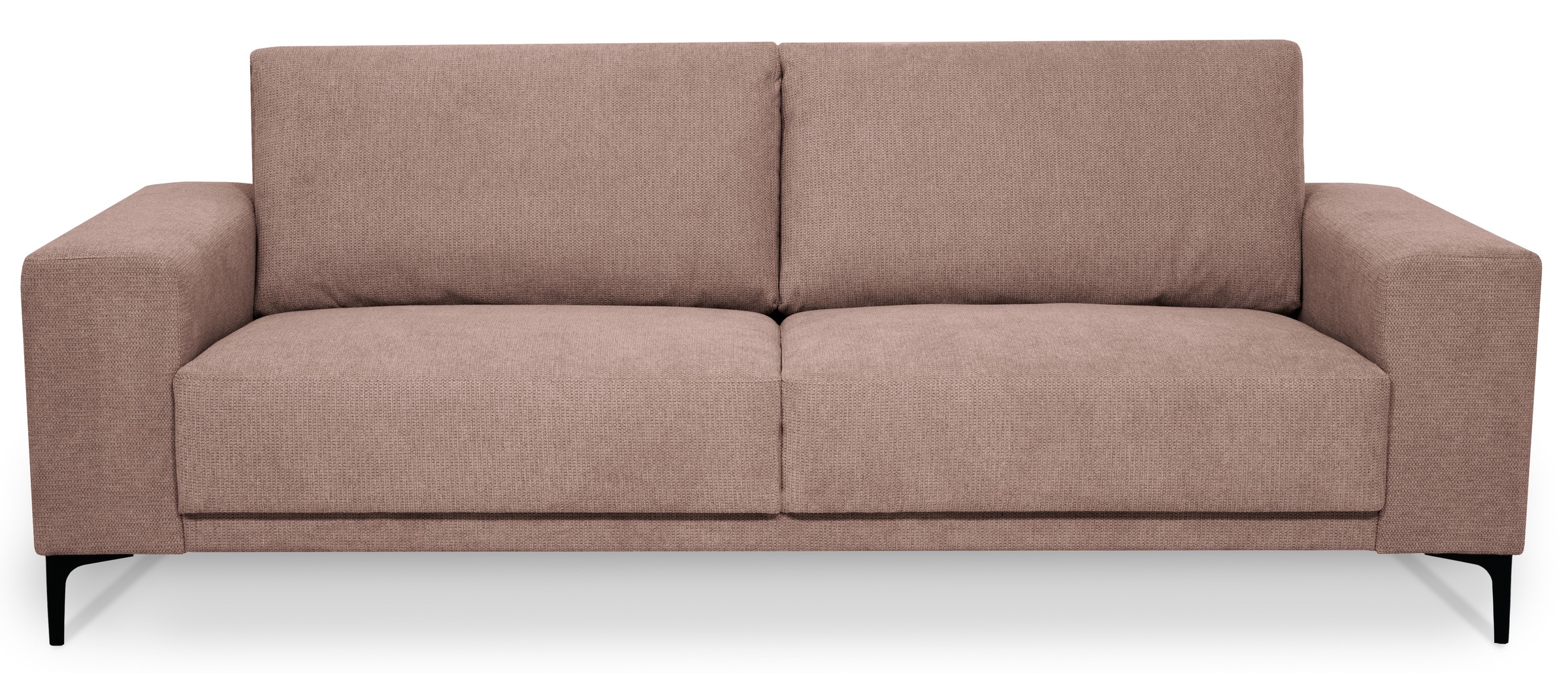 Places of Style 3-Sitzer »Xander«, Breite 224 cm, Soft-Touch Chenille, schwarze Metallfüße