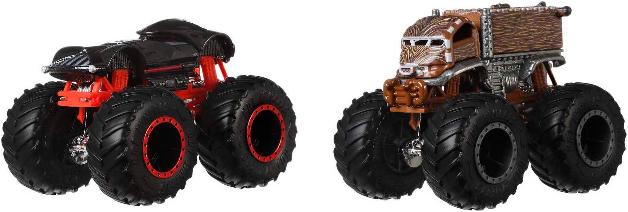 Hot Wheels Spielzeug-Monstertruck »Monster Trucks Die-Cast 2er-Pack«, (Set, 2 tlg.), im Maßstab 1:64, sortiert