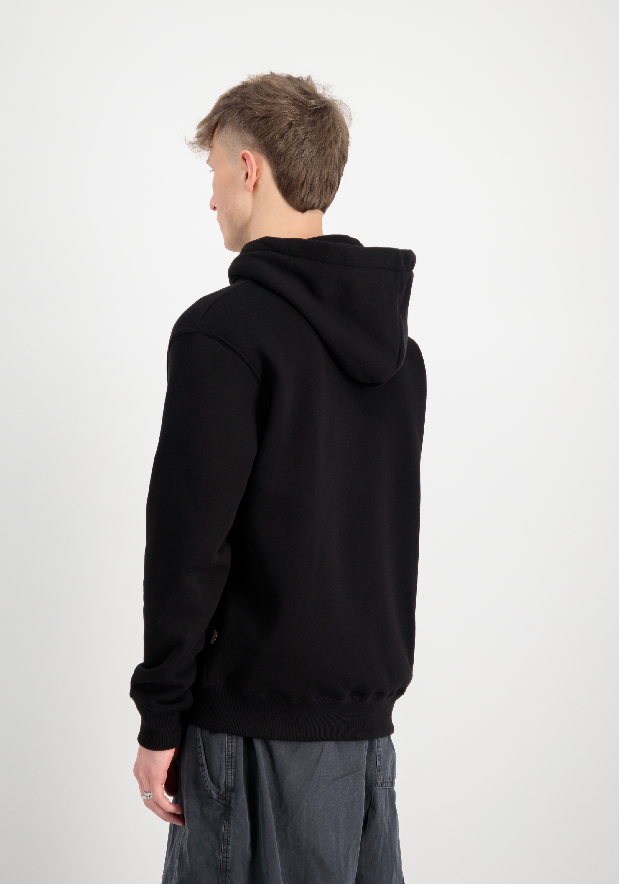 Alpha Industries Hoodie »Alpha Industries Men - Hoodies Basic Hoodie Carbon«