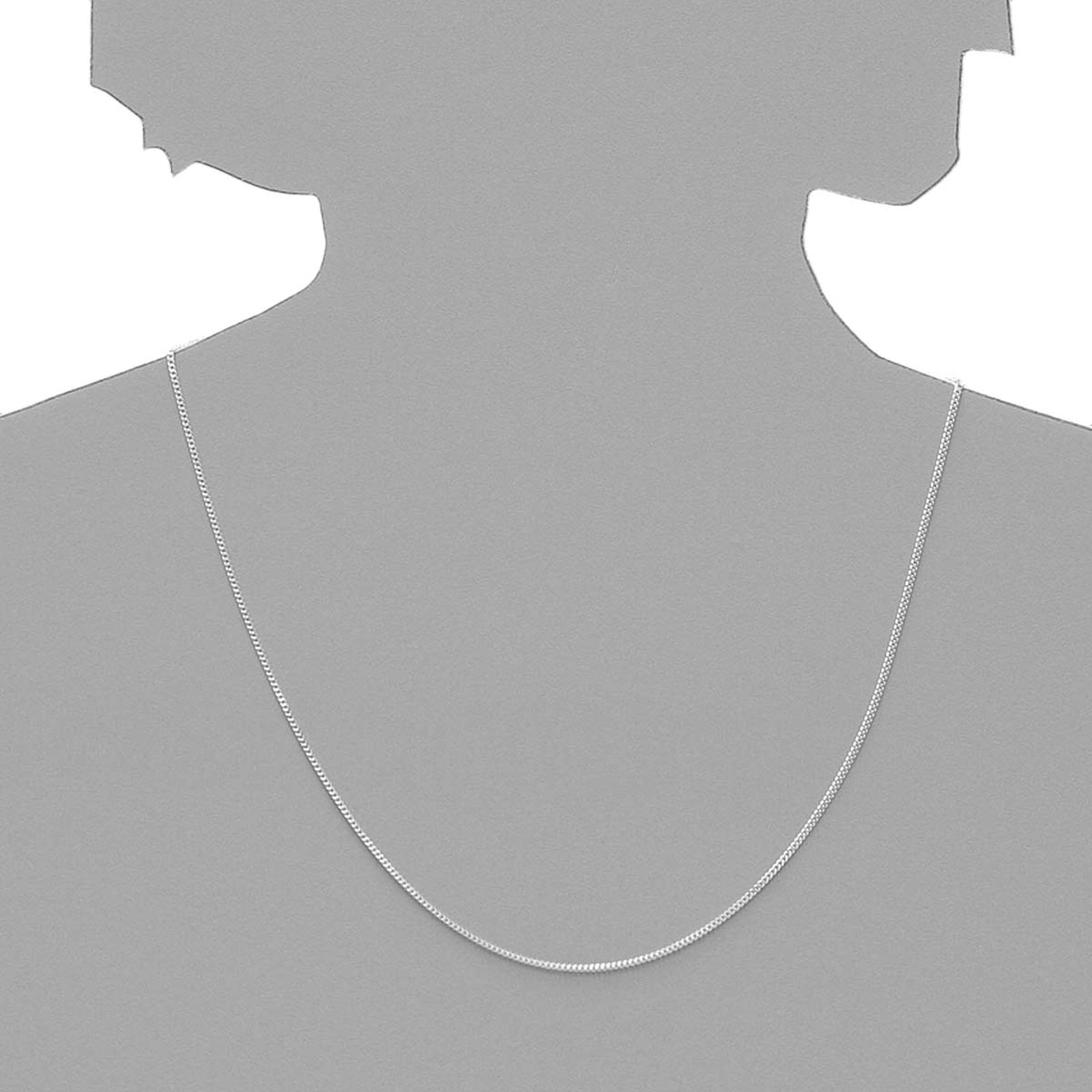 OSTSEE-SCHMUCK Silberkette »- Panzer diamantiert 1,3 mm breit - Silber 925/000 -,«