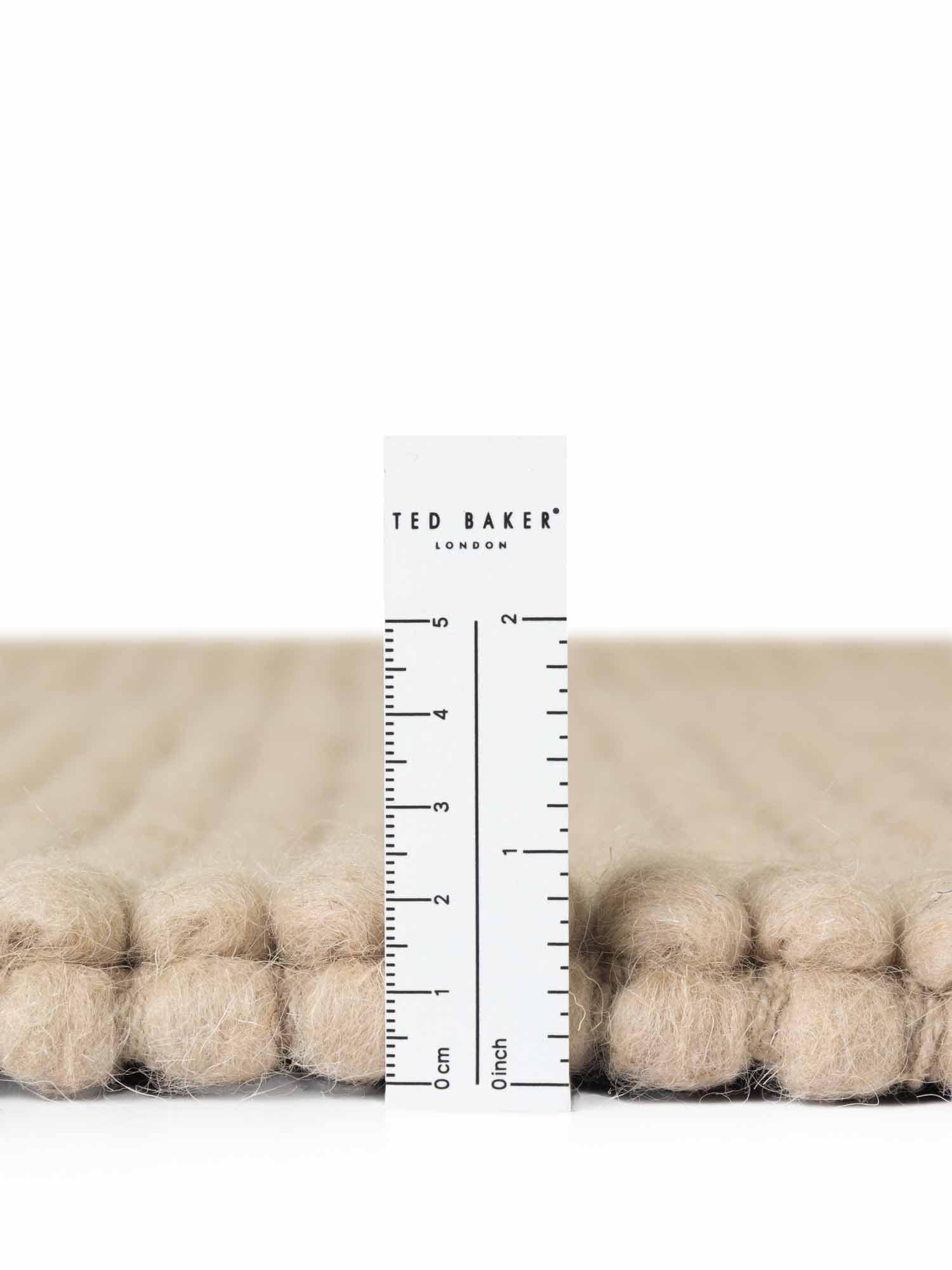 Ted Baker Wollteppich »Diana« rechteckig 16 mm Höhe Wolle, Natur, Handgemacht, Wohnzimmer, Esszimmer, Schlafzimmer, Skandi