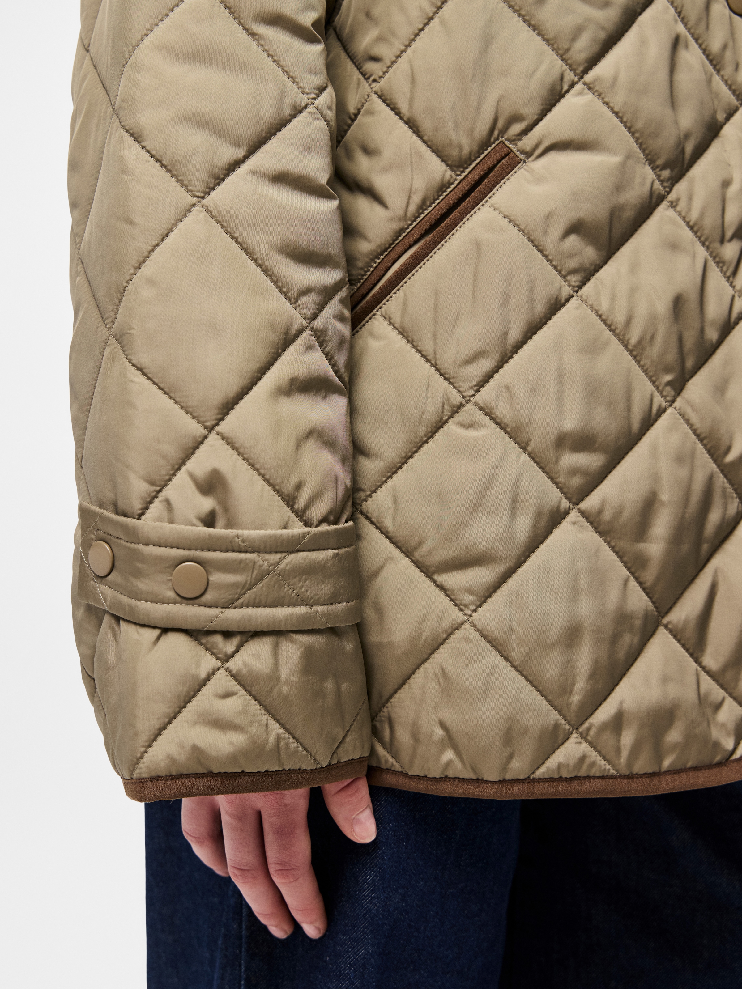 pieces Steppjacke »PCEMILY SHORT QUILTED JACKET NOOS BC« Kunstfaser