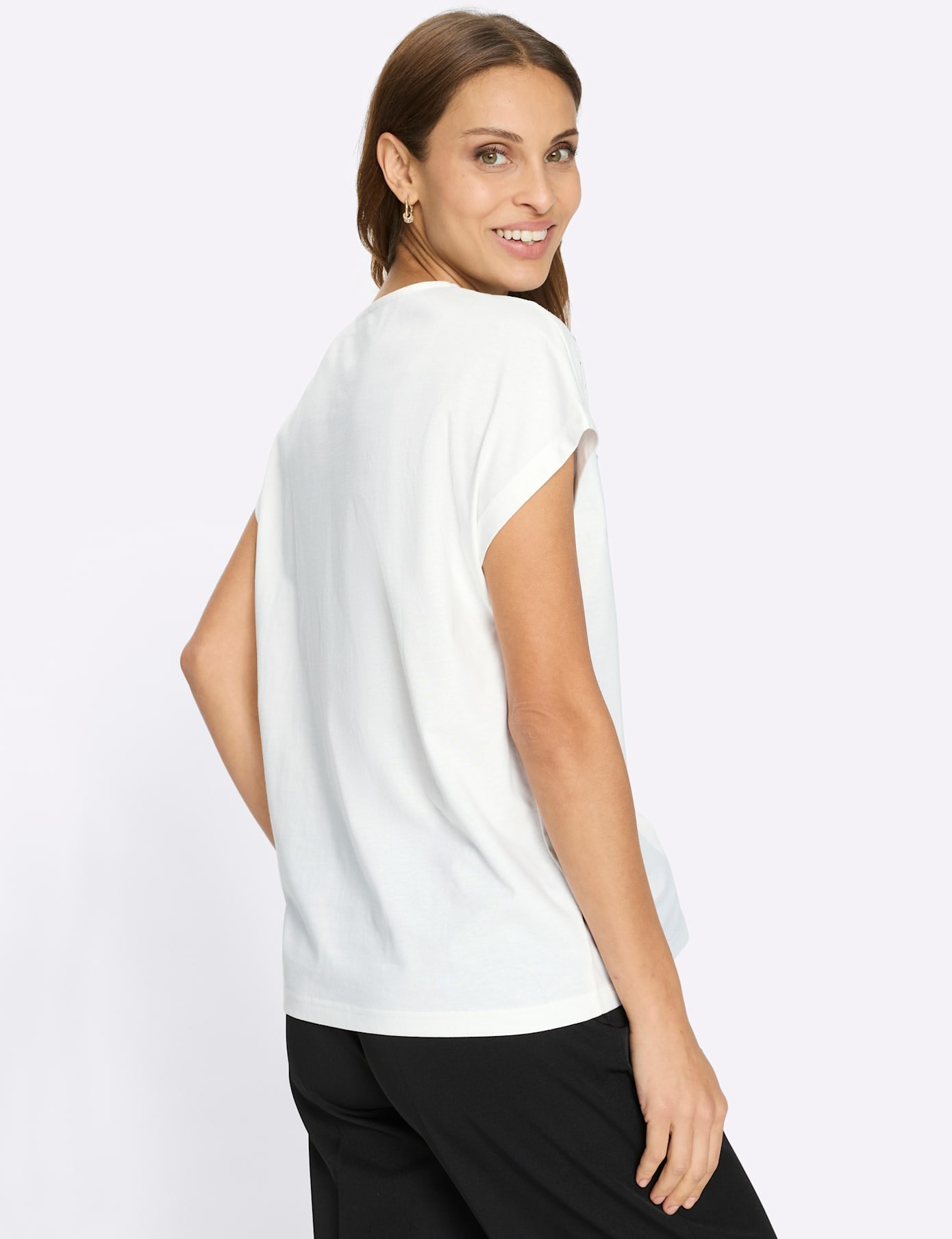 Lady Rundhalsshirt »Rundhals-Shirt« 1 tlg.