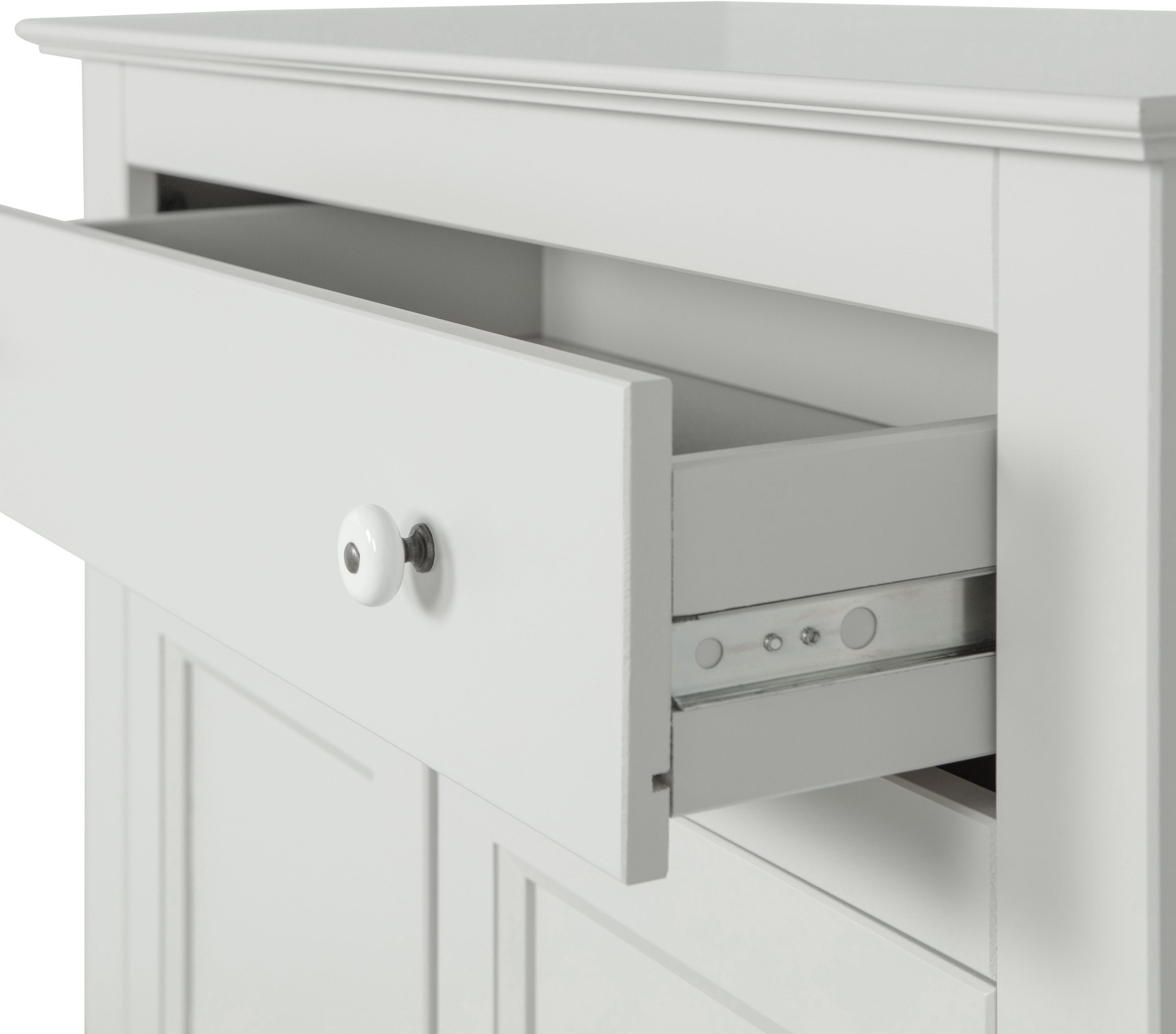 WOOOD Vertiko »Eva FSC®-Kiefernholz geschliffen, H 150 x B 93 x T 40 cm« Tragkraft 15 kg pro Boden, MDF-Rückwand für Stabilität, Pfleigleicht