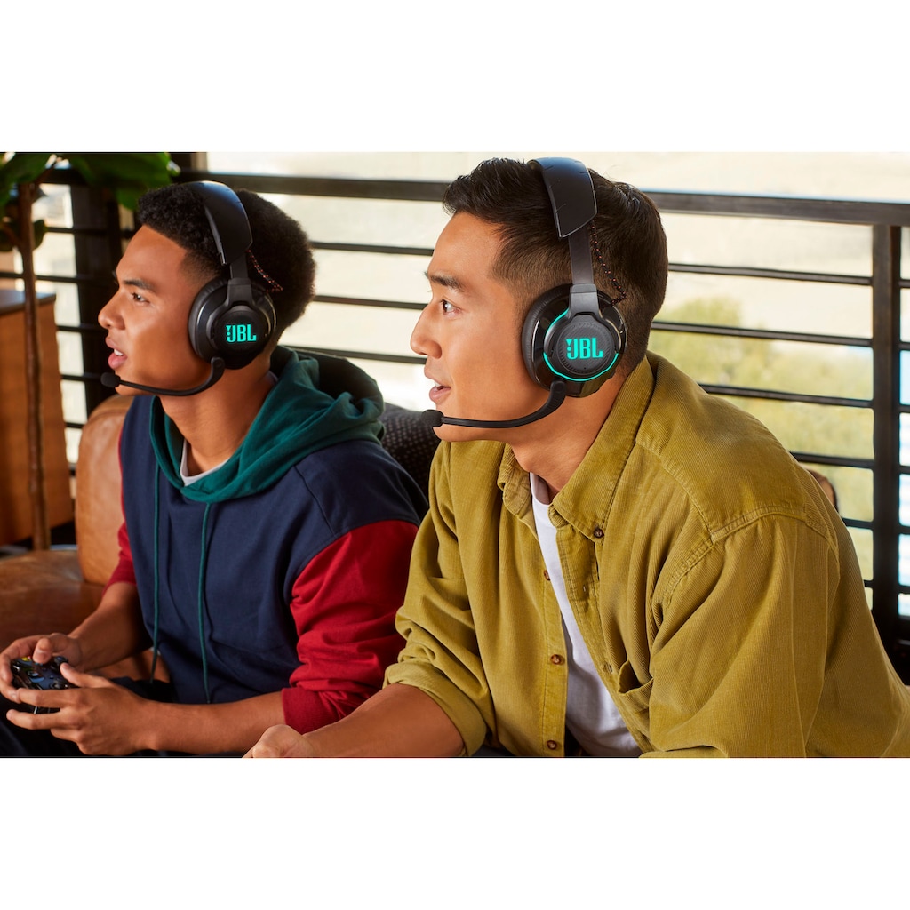 JBL Gaming-Headset »Quantum 810«, Bluetooth-WLAN (WiFi), Active Noise Cancelling (ANC)-Geräuschisolierung