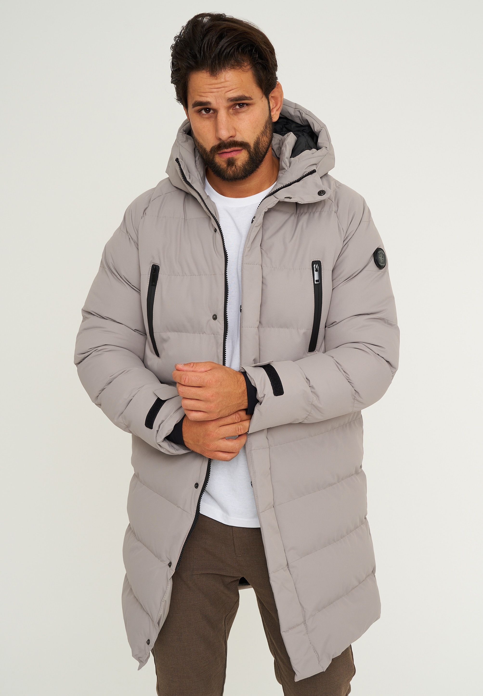 SOULSTAR Parka »Winterjacke als Langer Steppmantel - Winterparka«