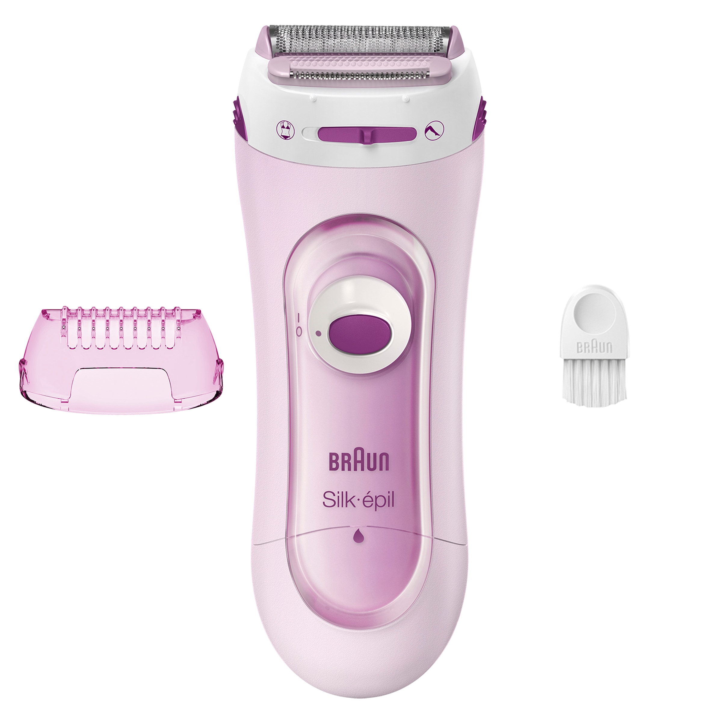 Braun Elektrokörperrasierer »LS5100« 1 Stk. Aufsätze Silk·épil Damenrasierer, einfache & sanfte Rasur, +1 Extra, Rosa