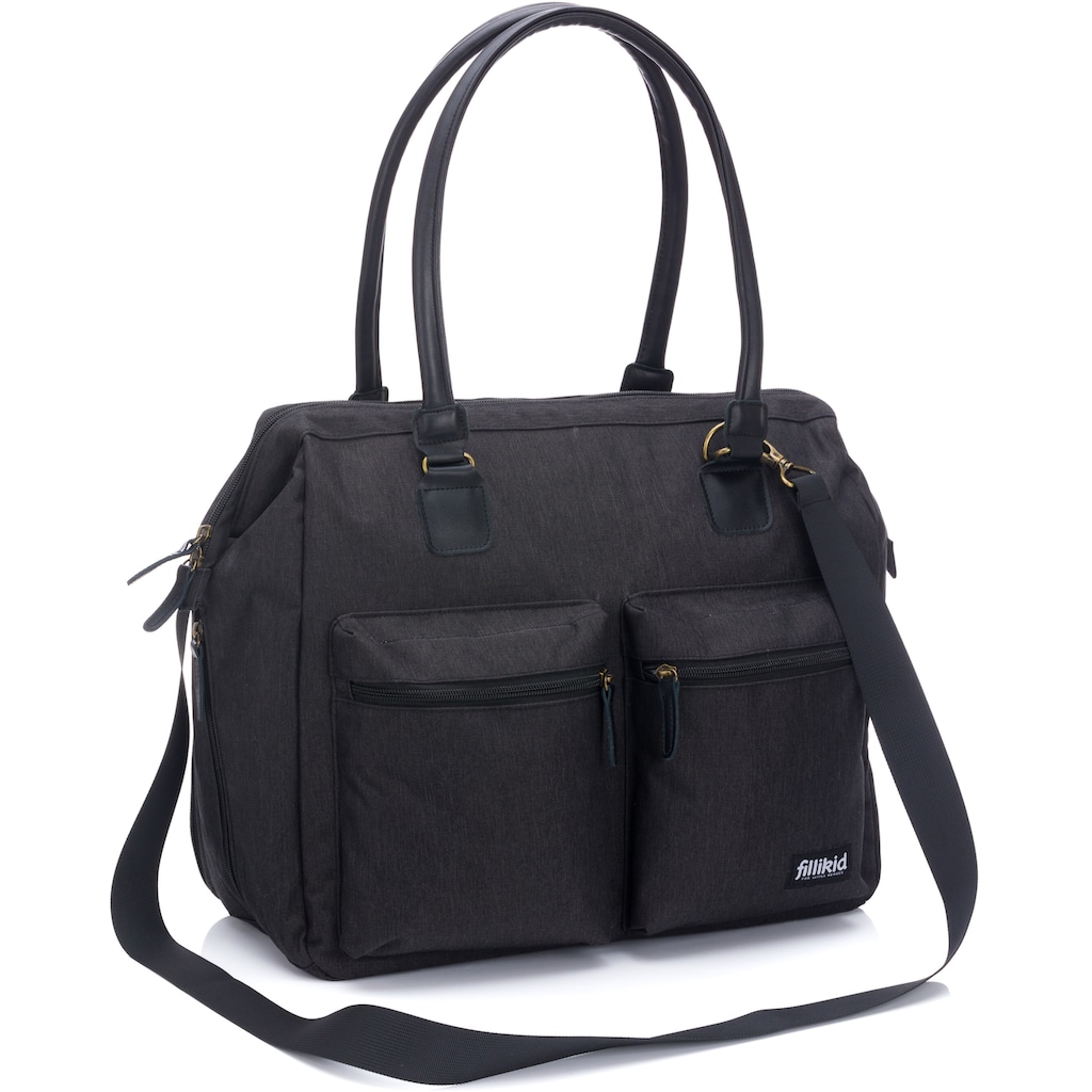 Fillikid Wickeltasche »Oxford, schwarz«