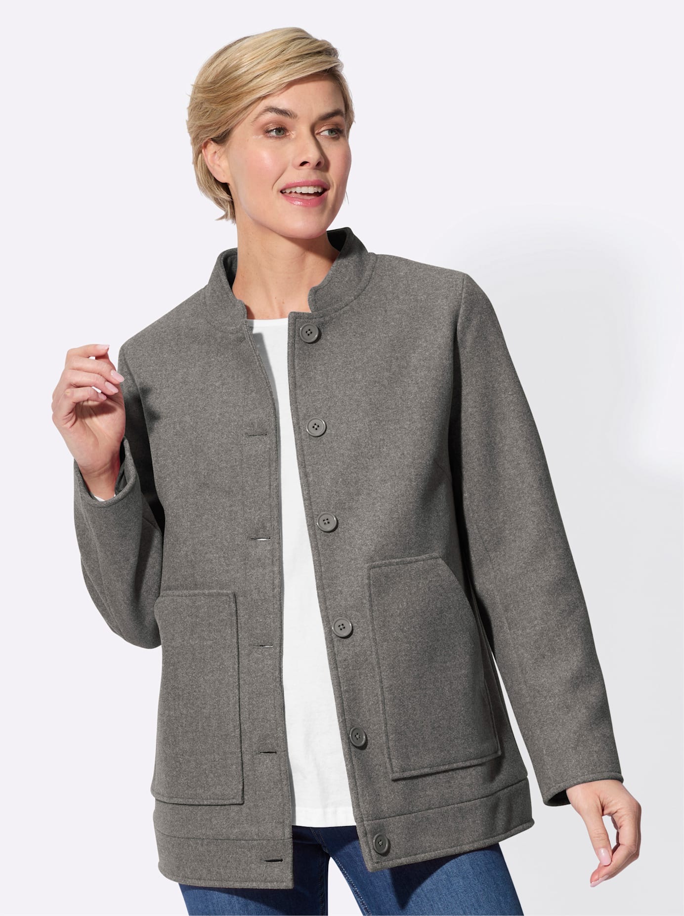 Classic Basics Walkjacke, ohne Kapuze