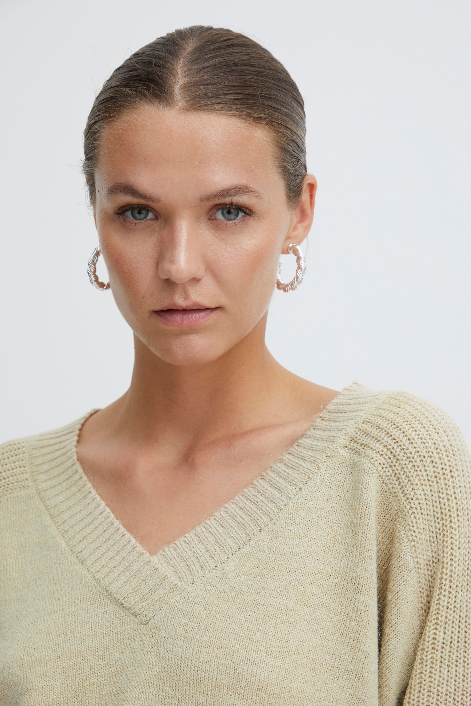 Ichi Strickfleece-Pullover »Strickpullover IHNovo«