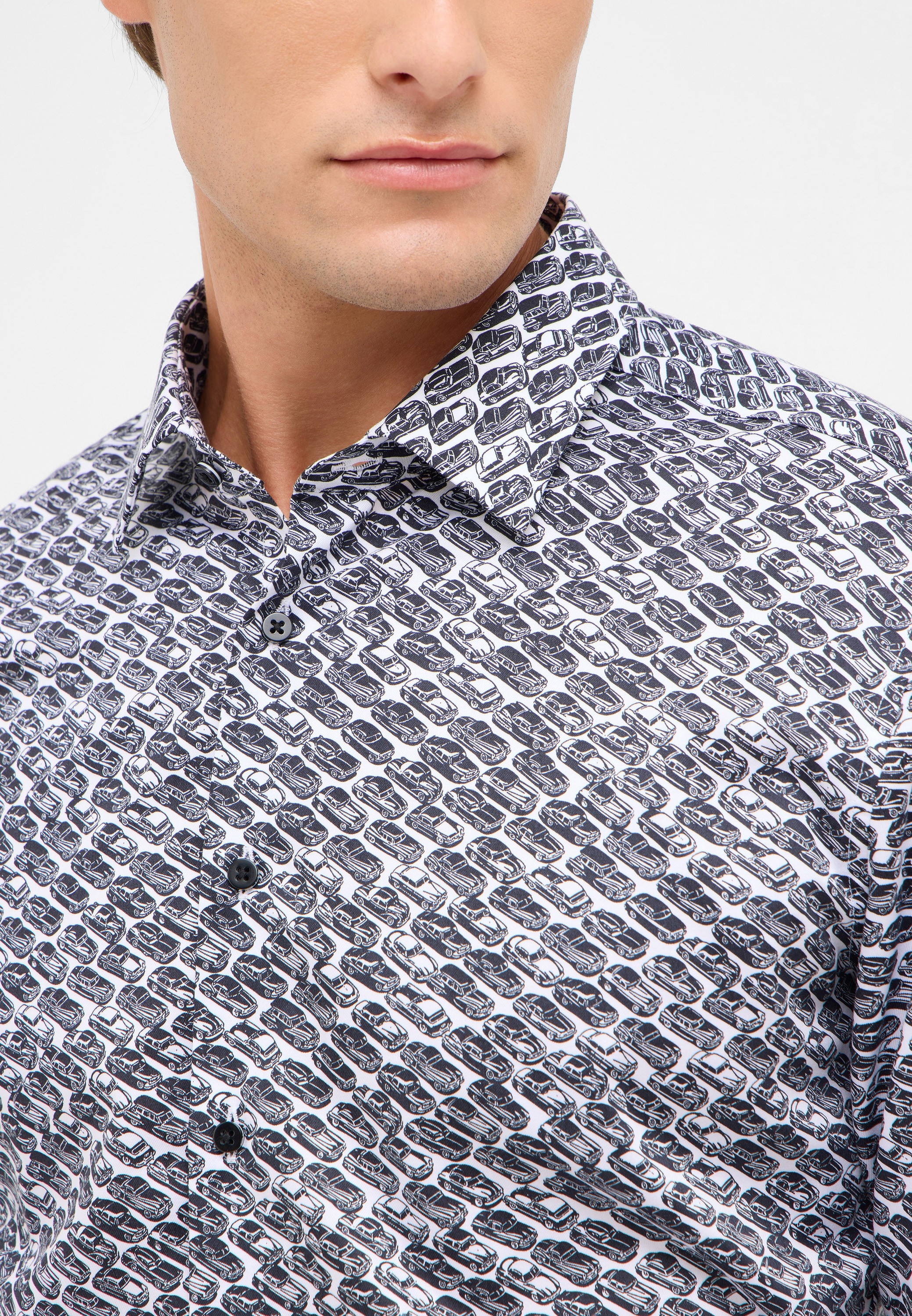 Eterna Langarmhemd »SLIM FIT«, NON IRON (bügelfrei)