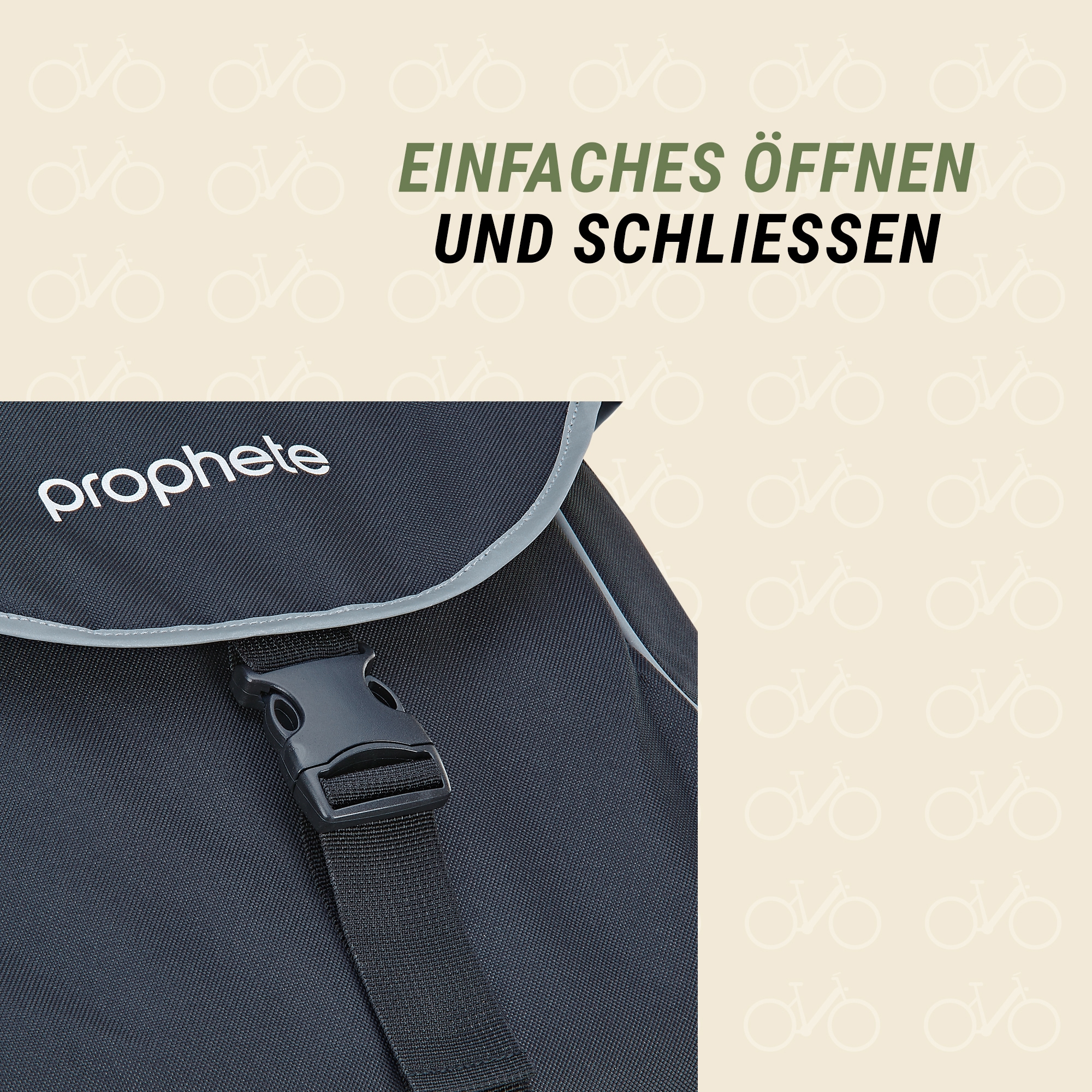 Prophete Fahrradtasche »Doppelpacktasche«