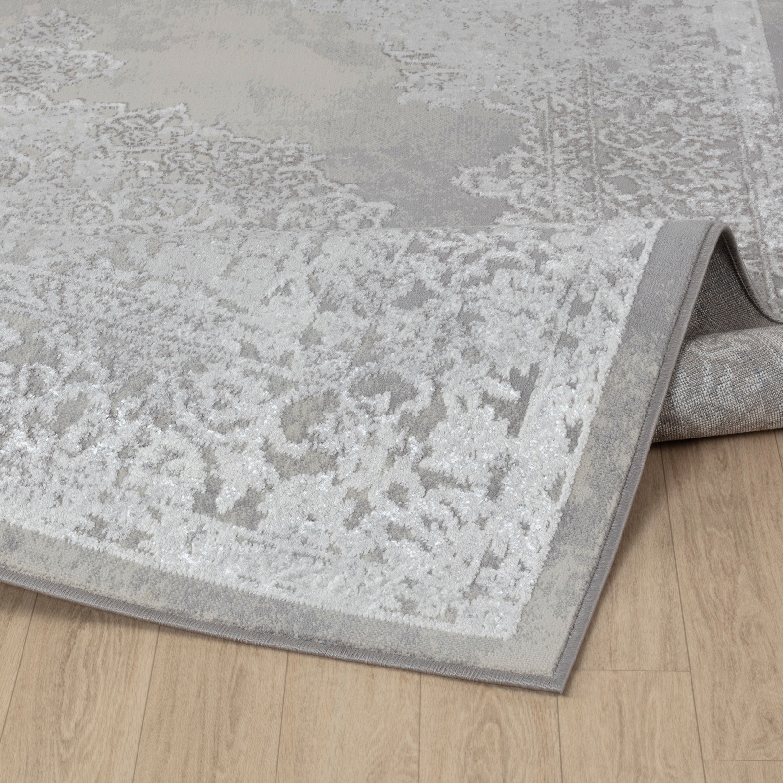 Livabliss Teppich »LOCKPORT«, rechteckig, 10 mm Höhe, Kurzflor Orientteppich, Wohnzimmer, Schlafzimmer, Beige
