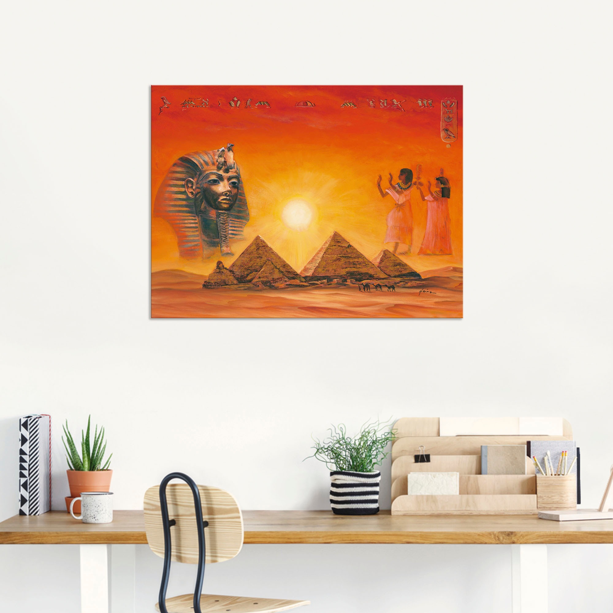 Artland Wandbild »Ägyptische Impressionen« Afrika 1 Stk. tlg. als Alubild, Leinwandbild in verschied. Größen