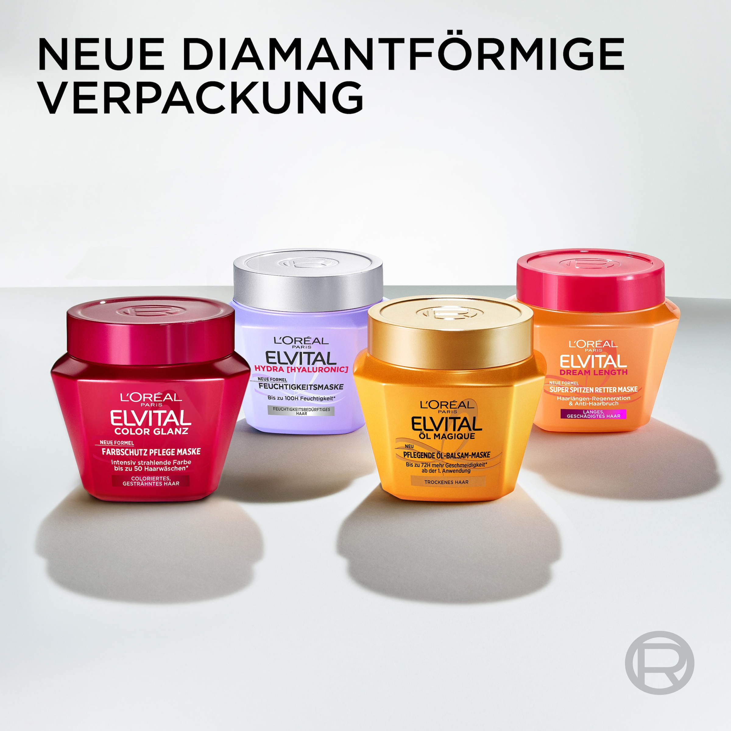 L'ORÉAL PARIS Haarmaske »ELVITAL HYDRA MASKE« für feuchtigkeitsbedürftiges Haaar