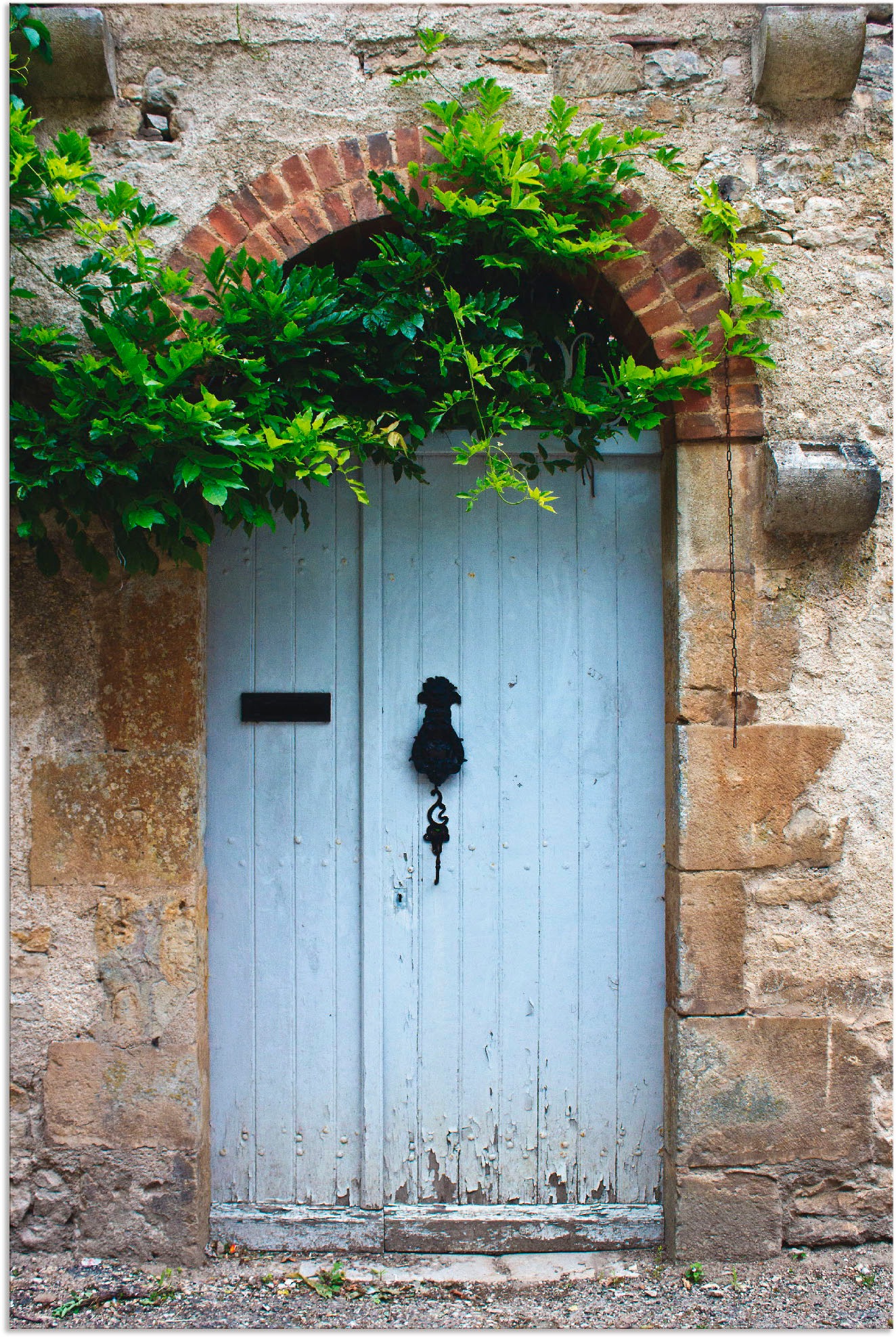 Artland Wandbild »Alte OTTO Größen in Fenster Türen, in Südfrankreich«, oder Alubild, Tür als Wandaufkleber Leinwandbild, bei versch. St.), (1 & bestellen Poster