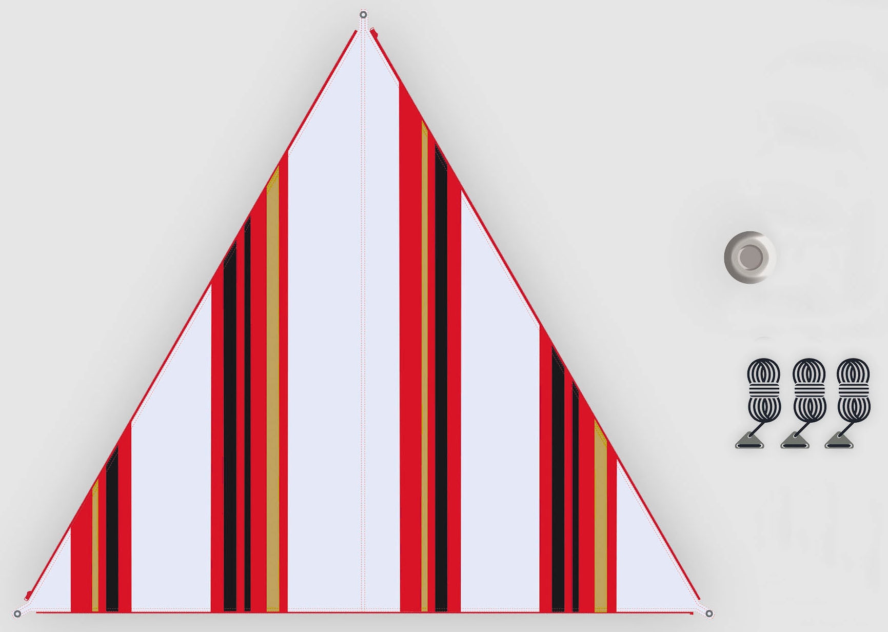 BENT Sonnensegel »Zip-Canvas«