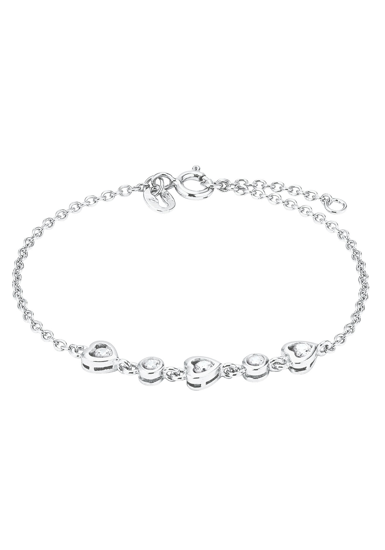 Amor Silberarmband »Herzen, 9526710«, mit Zirkonia Online im OTTO Shop kaufen