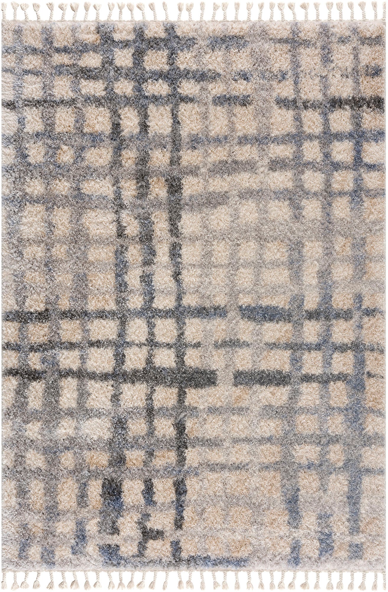 Sanat Hochflor-Teppich »Versay 1504«, rechteckig, 45 mm Höhe, Wohnzimmer, Langflor, Shaggy Teppich
