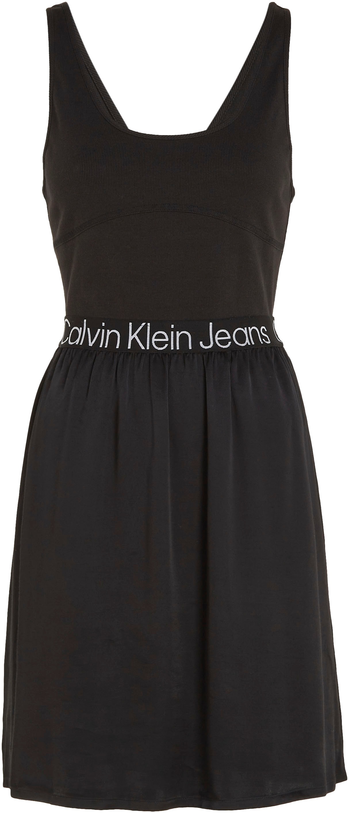 Calvin Klein Jeans Jerseykleid »RACERBACK LOGO ELASTIC DRESS«
