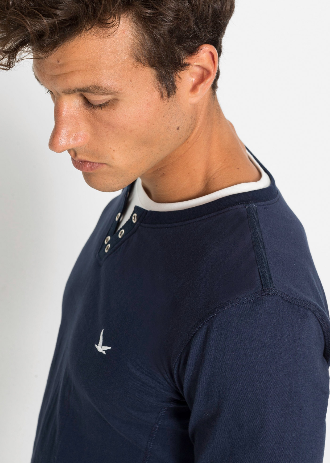 bonprix 2-in-1-Shirt Packung, 2 Stk. tlg.