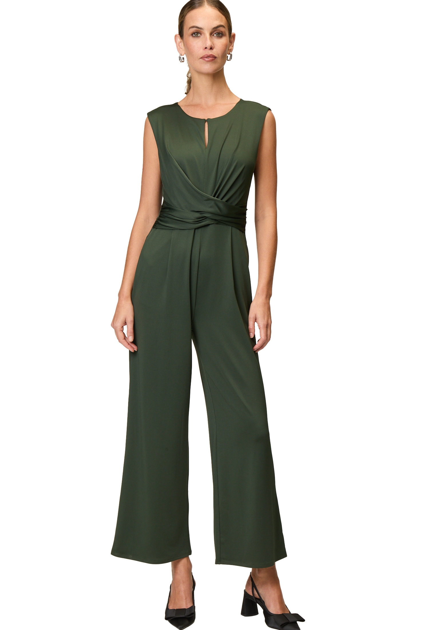 Zero Jumpsuit »Jersey-Jumpsuit mit weitem Bein«