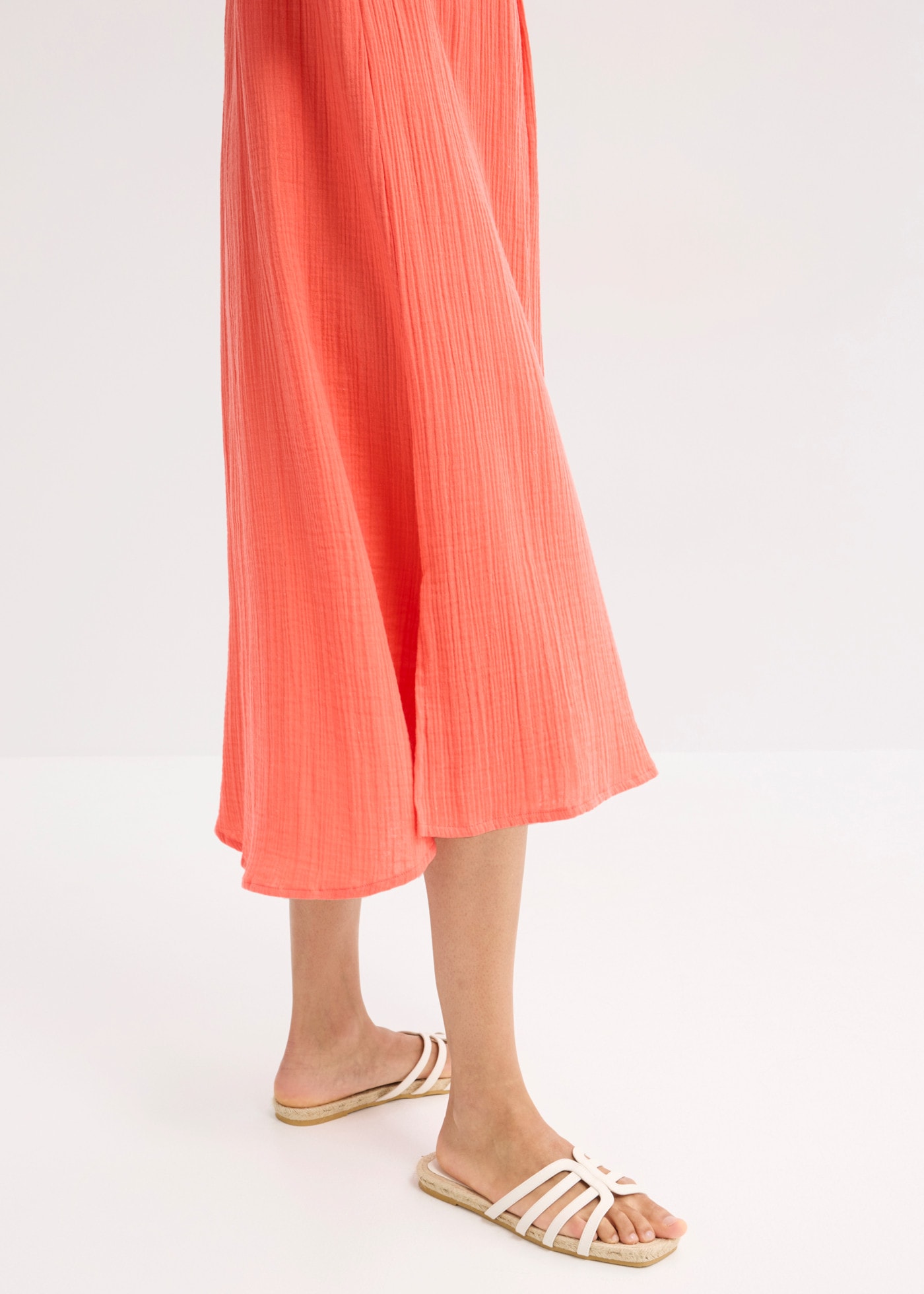 bonprix Tunikakleid Oversize-Passform, Kaftan-Schnitt, Kimonoärmel, aus Baumwolle