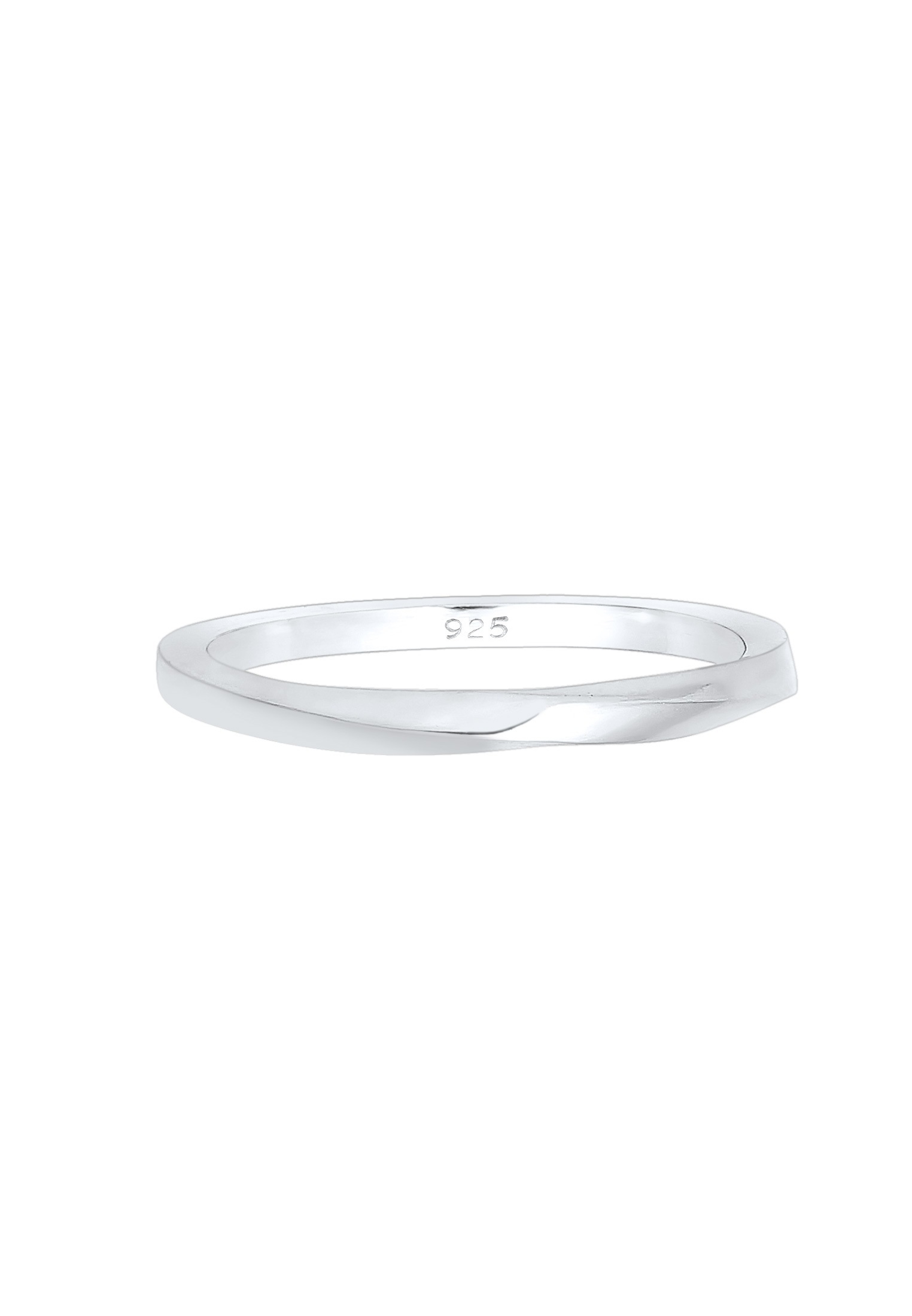 Elli Silberring »Ring Gedreht Trend Basic 925er Silber«