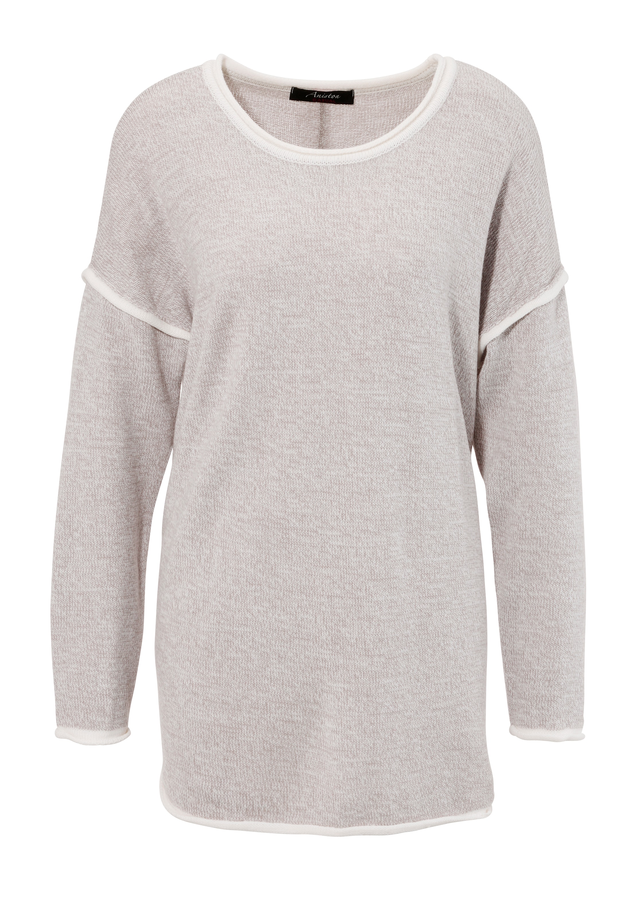 Aniston CASUAL Strickpullover, mit Fransen im Rücken