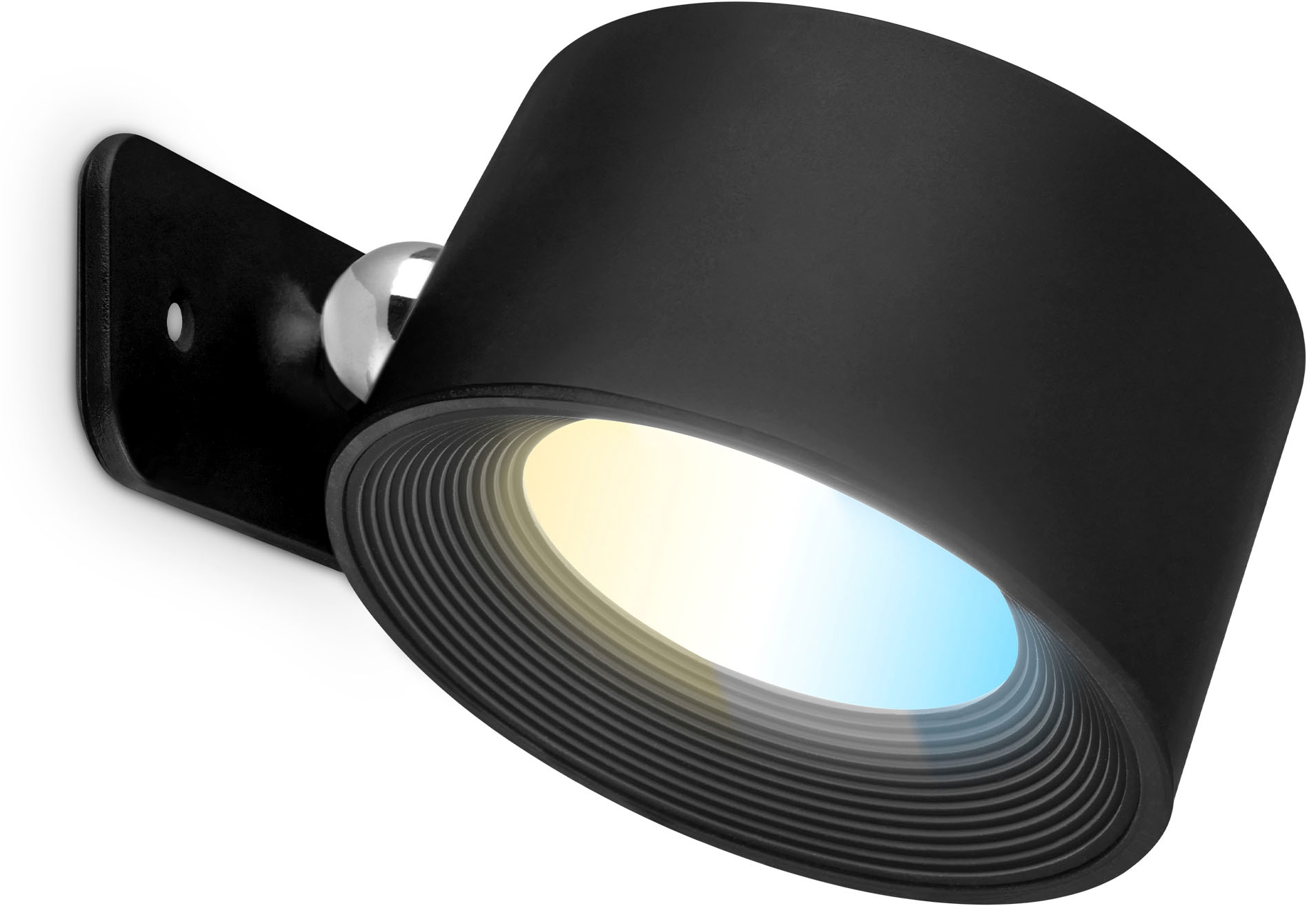 B.K.Licht LED Wandleuchte »BKL1597 Magnetische Akku Wandlampe, 3-Stufen Dimmer, mit USB-C« LED-Modul 1 Stk. Tageslichtweiß CCT-Funktion, 150Lm, 2W, 14h Leuchtdauer, 4,5 x 8 x 9,5 cm, Schwarz
