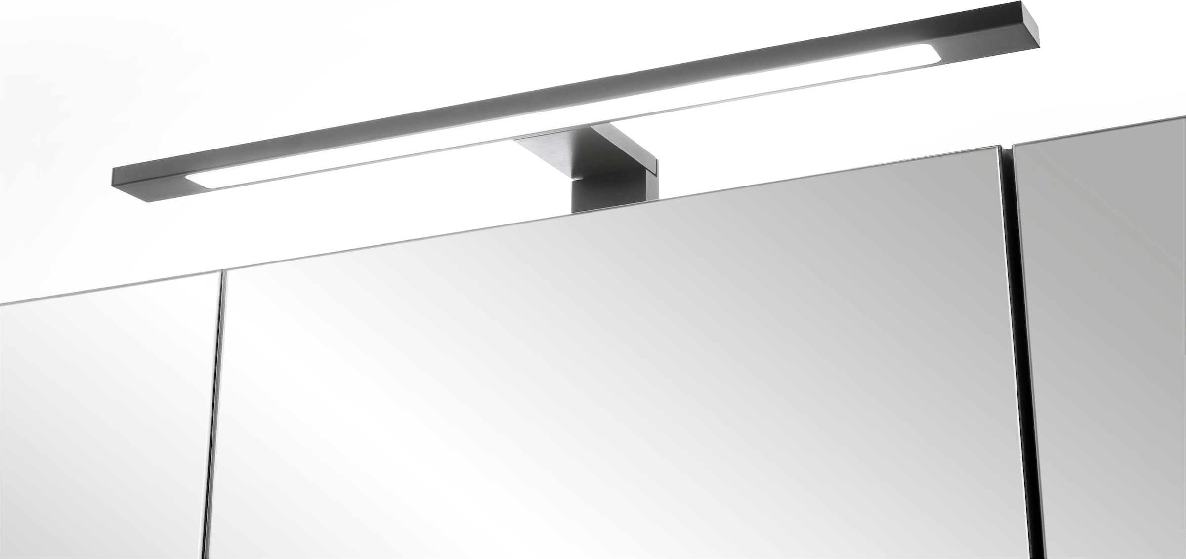 welltime Badezimmerspiegelschrank »CADIZ, gedämpfte Scharniere« Rundumsicht, dank besonderer Klapptechnik