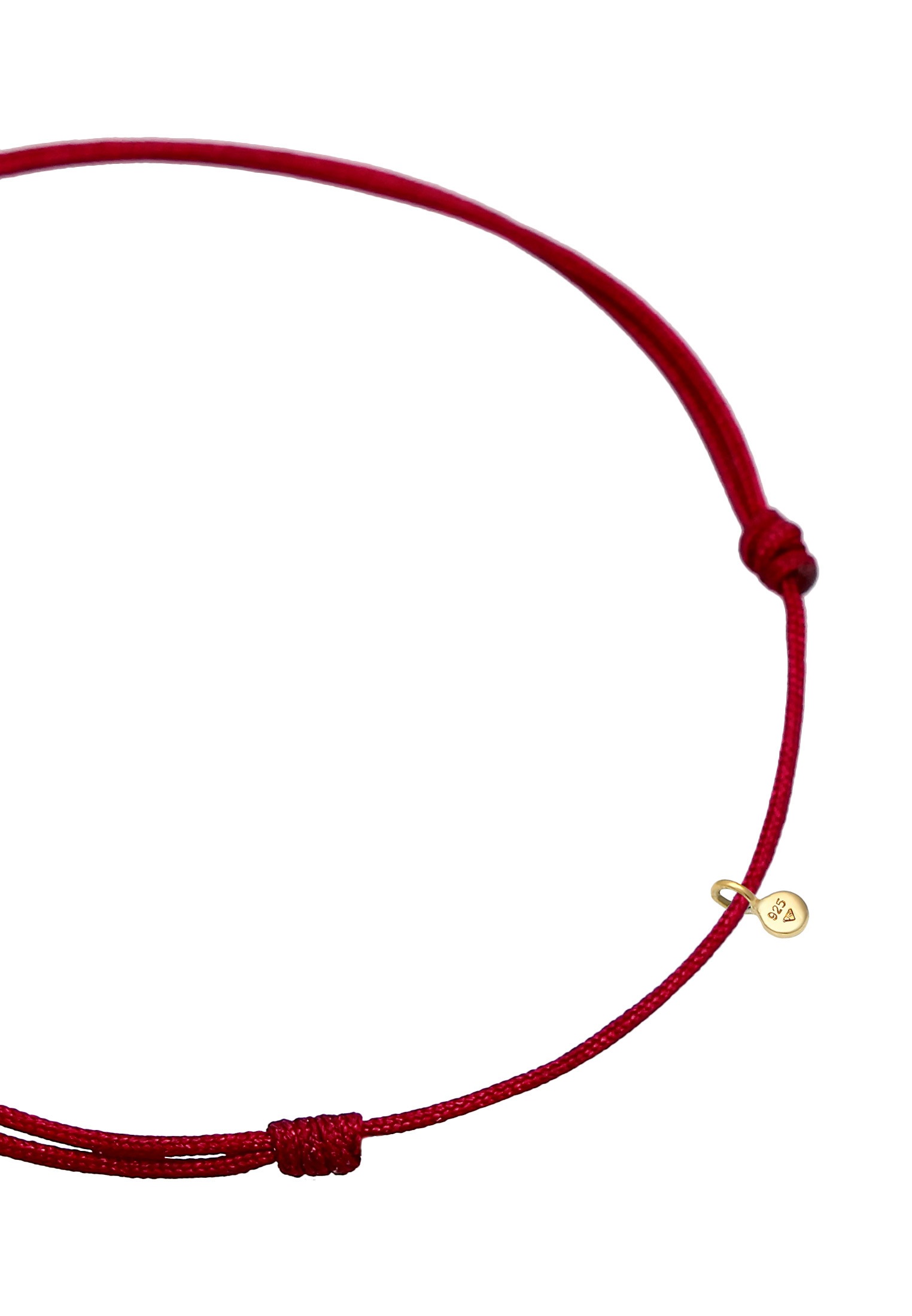 Elli Armkette »Armband Stern Astro Textilband 925 Silber«
