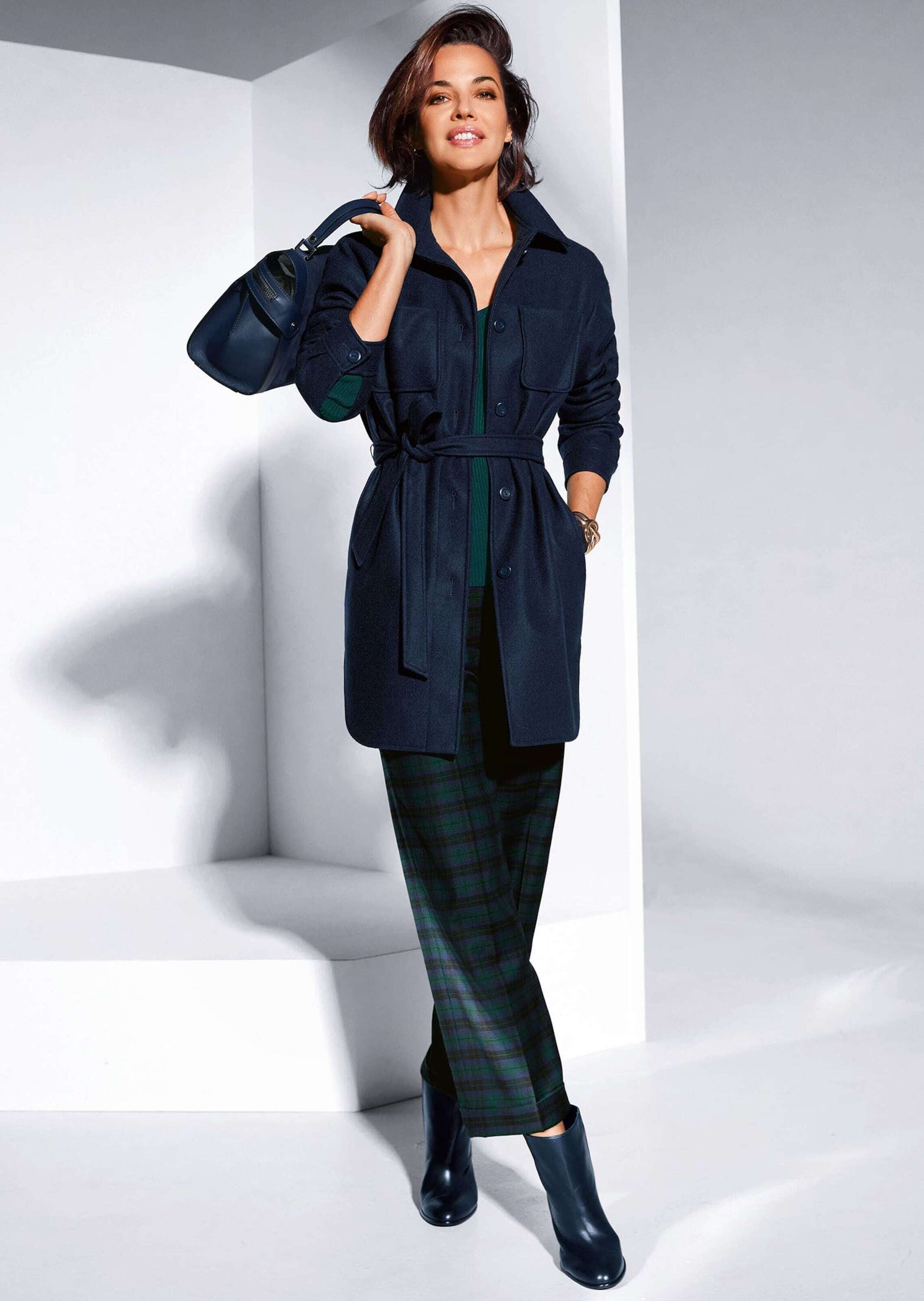 MADELEINE Outdoorjacke »Jacke Hemdjacke mit Bindegürtel«