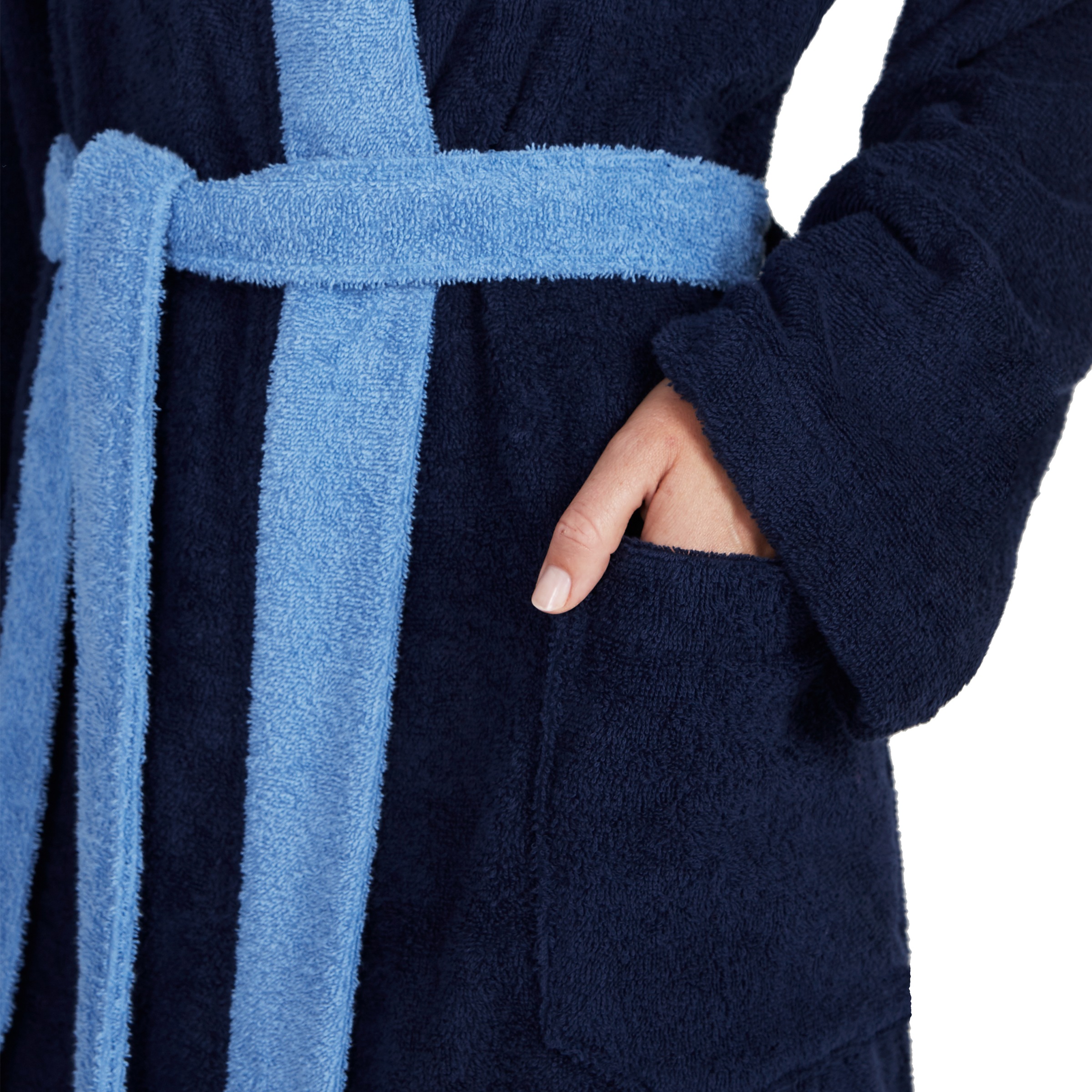 Möve Unisex-Bademantel »Superwuschel Kimono mit Blende« 1 Stk. ideal für Sauna & Spa, Hotelbademantel