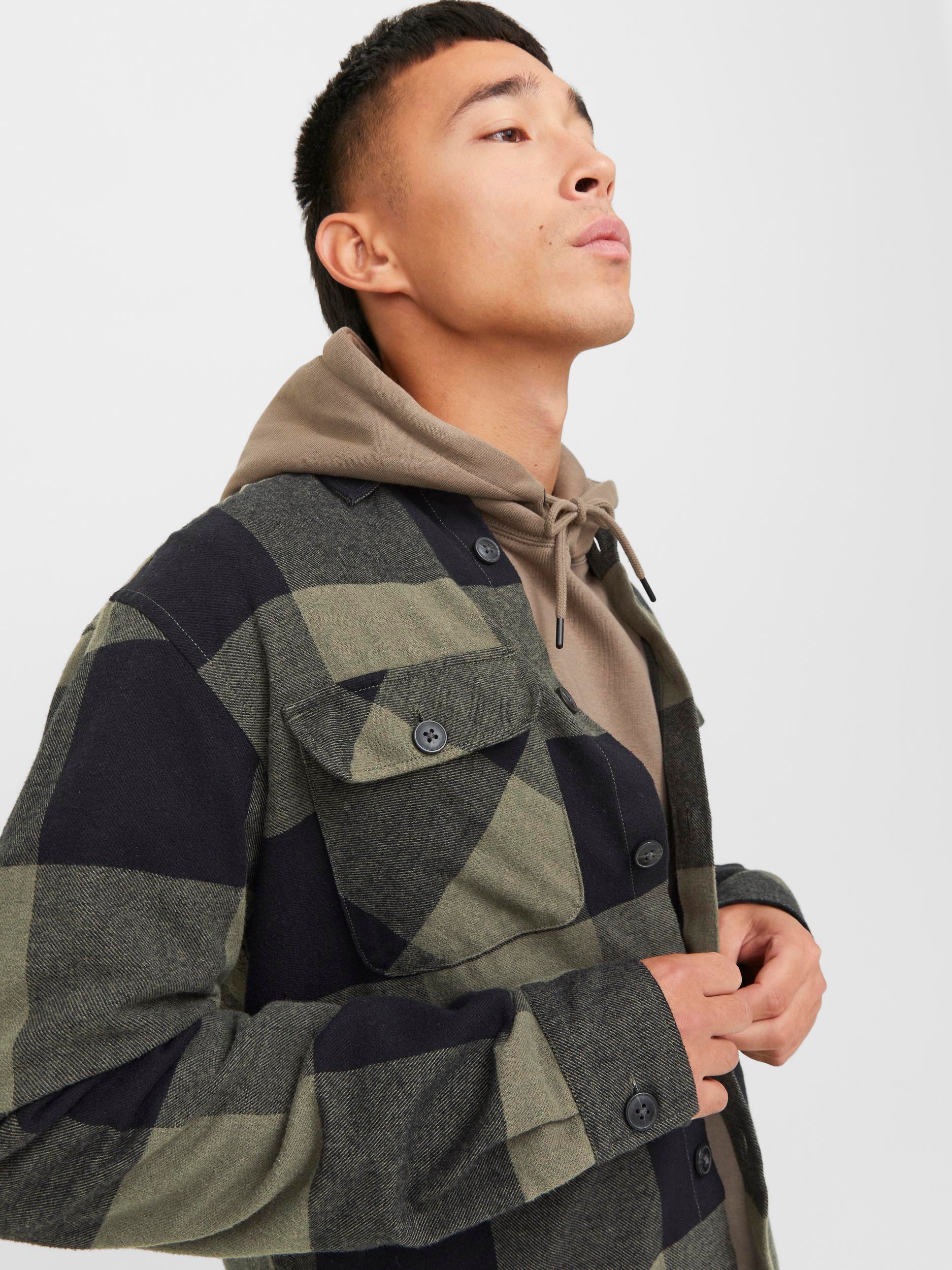 Jack & Jones Langarmhemd »JJEDARREN OVERSHIRT LS NOOS«