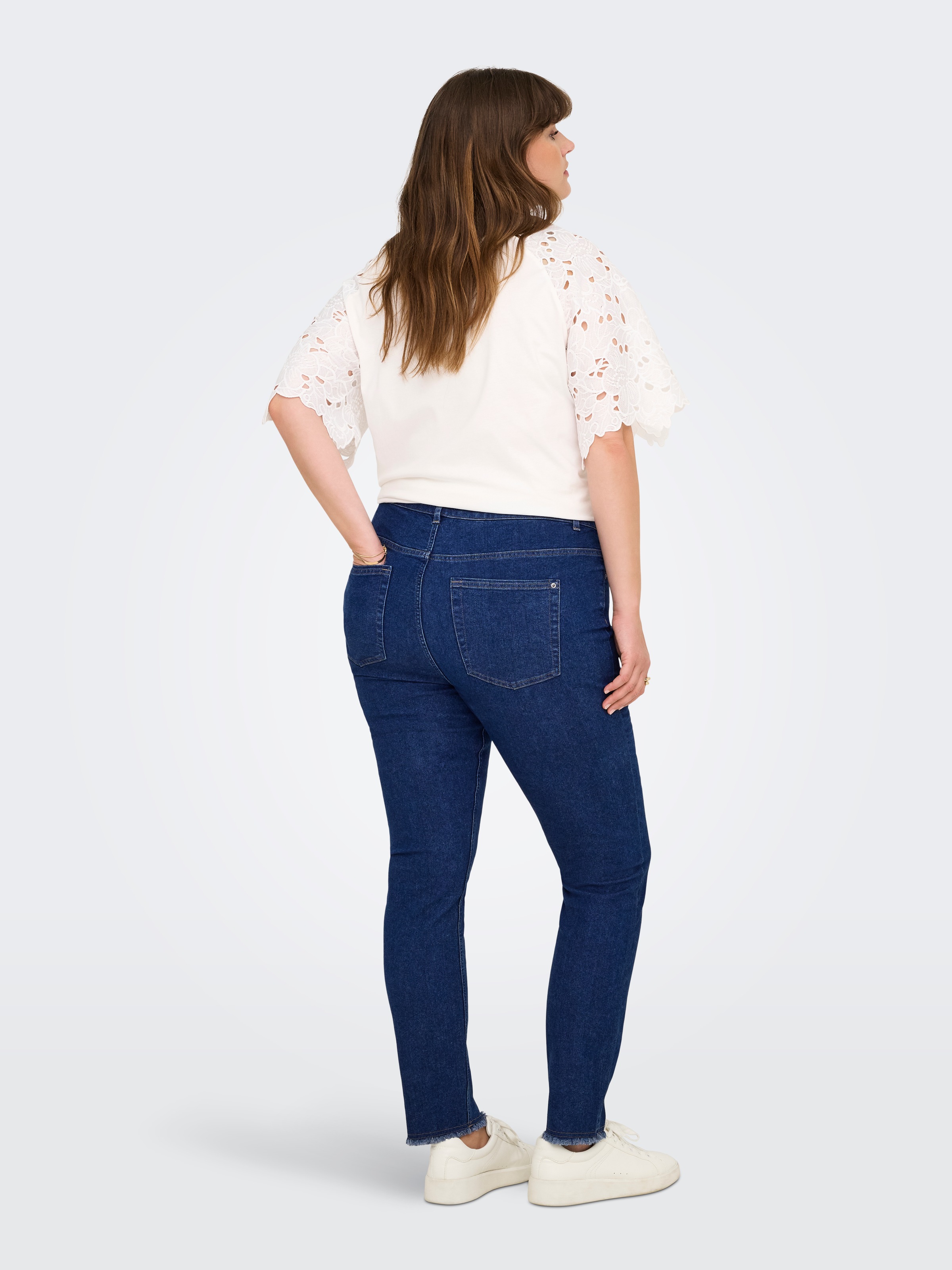 ONLY CARMAKOMA Skinny-fit-Jeans »CARHUSH MID SKINNY ANK RW DNM AKM187«