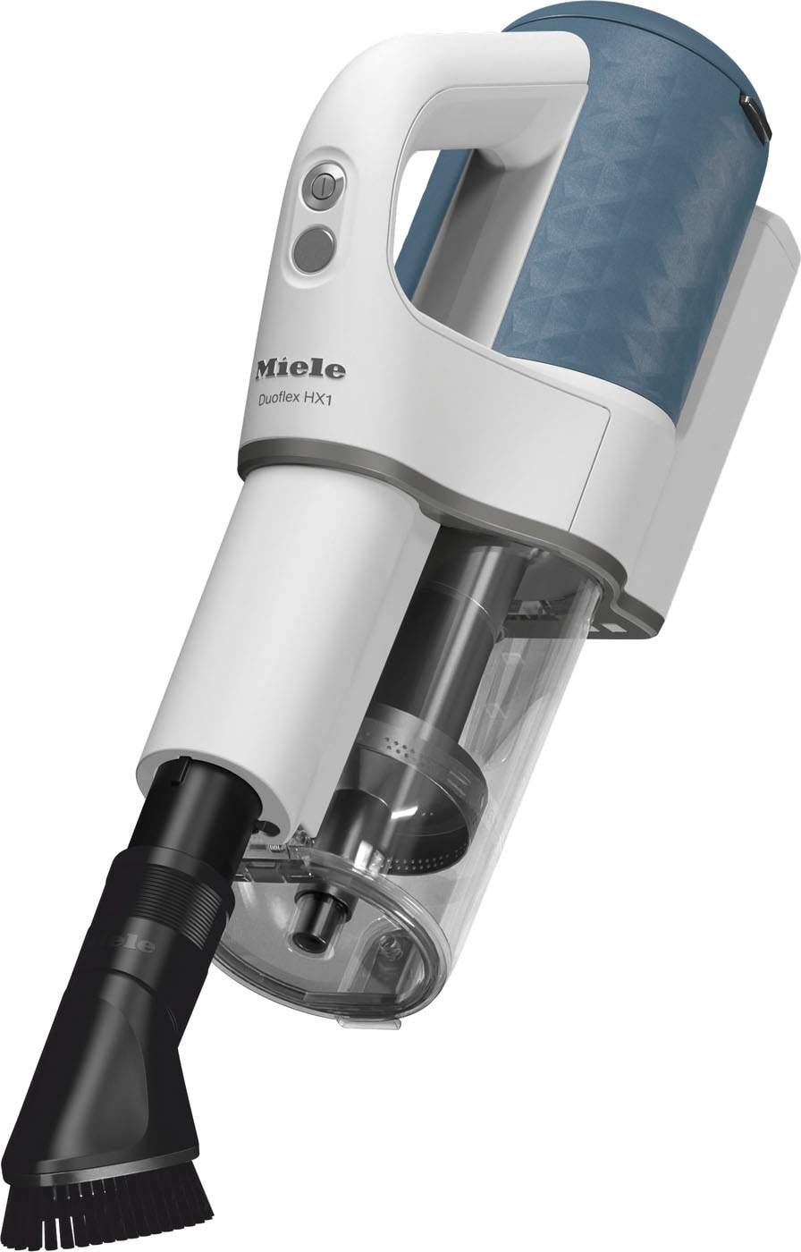 Miele Akku-Hand-und Stielstaubsauger »Duoflex HX1 Akku Staubsauger, 2in1-Funktion, 3,15 kg leicht,« Brilliantweiß Spacegrey Terrarot