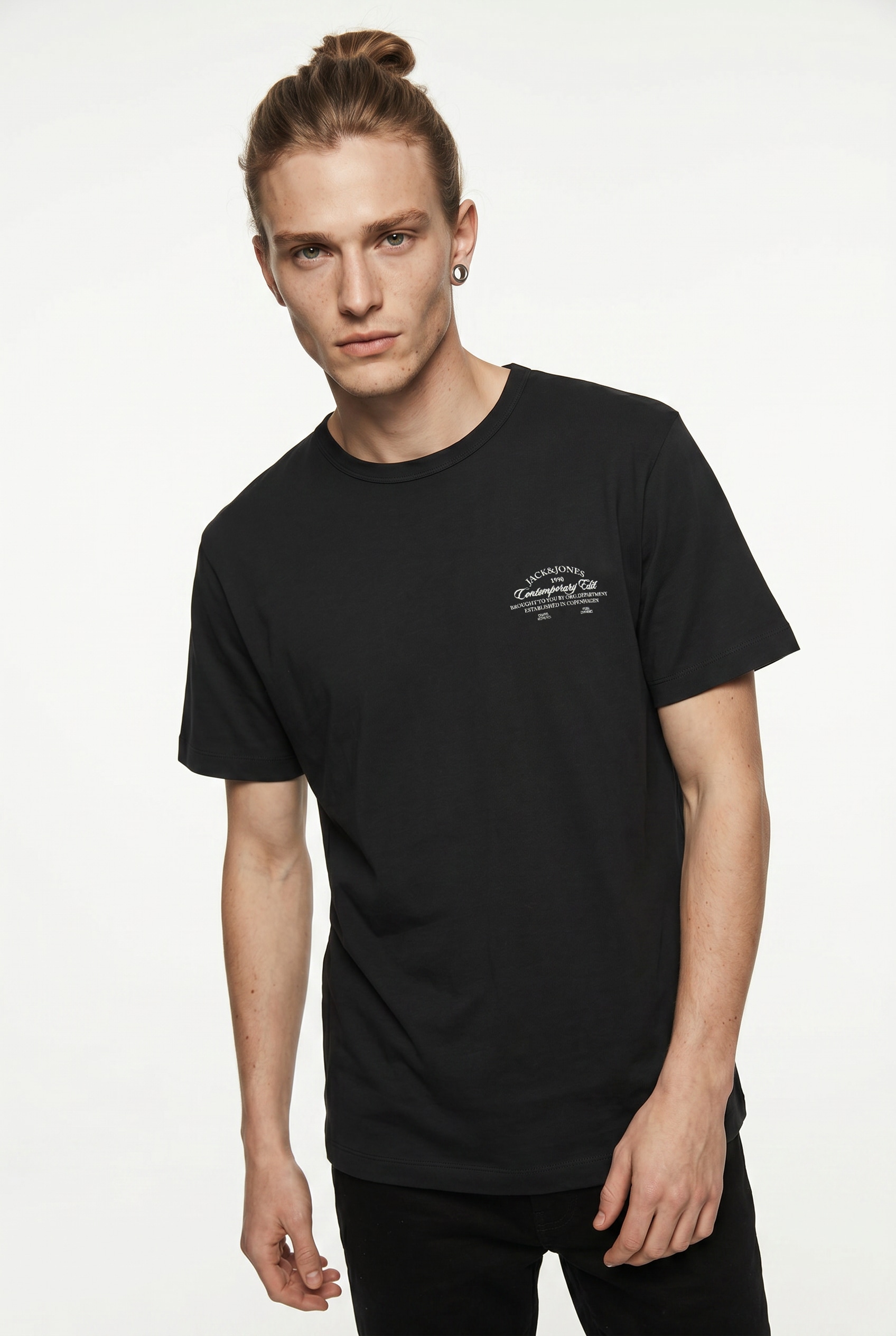 Jack & Jones T-Shirt »JORNANTUCKET SCRIPT CHEST TEE CN«