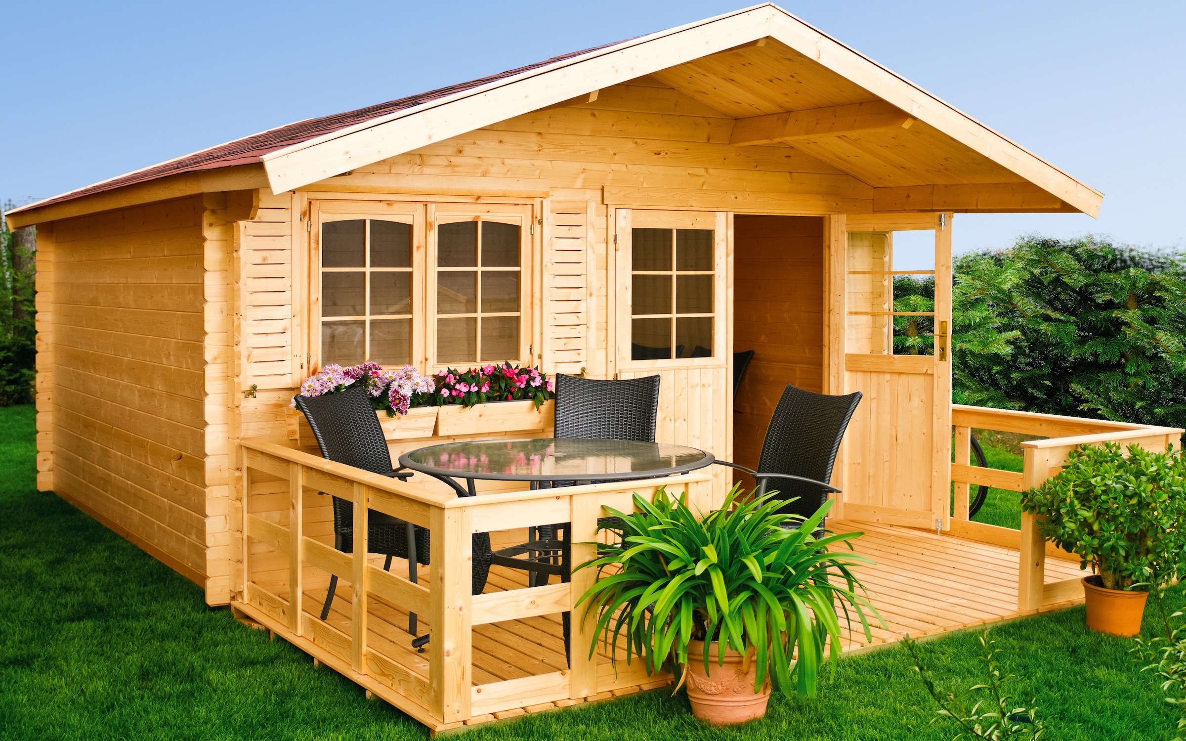 Kiehn-Holz Gartenhaus »Gipsberg 2«, (Set)