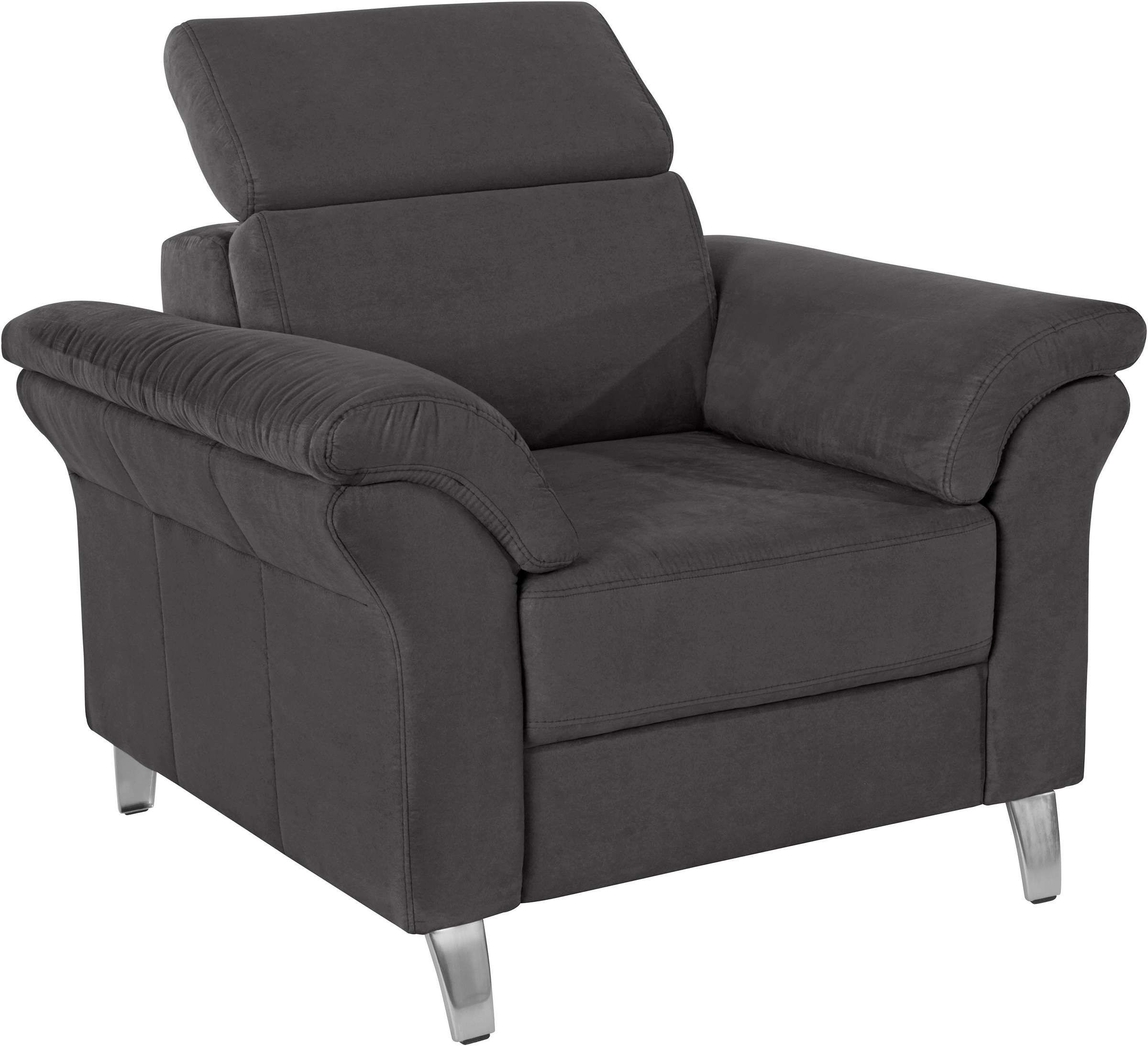 sit&more Sessel »Arngast«, inklusive Federkern und Kopfteilverstellung