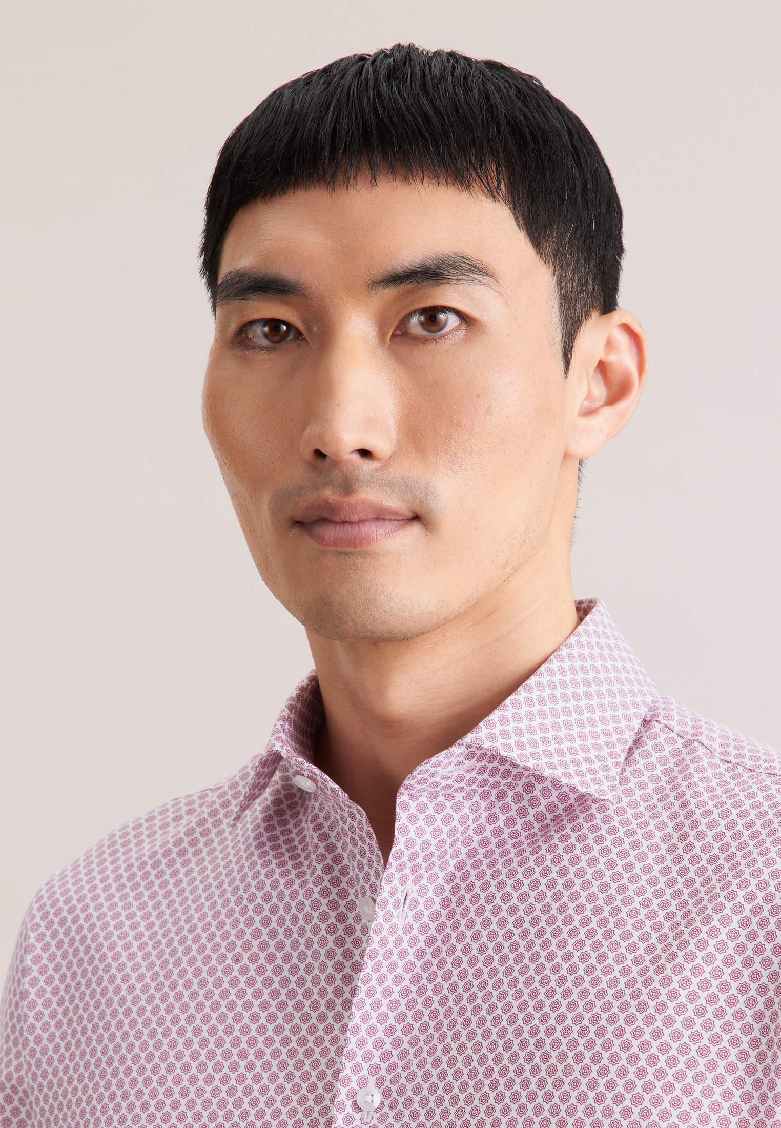 seidensticker Businesshemd »Schwarze Rose« Slim 1/1 Kentkragen Druck