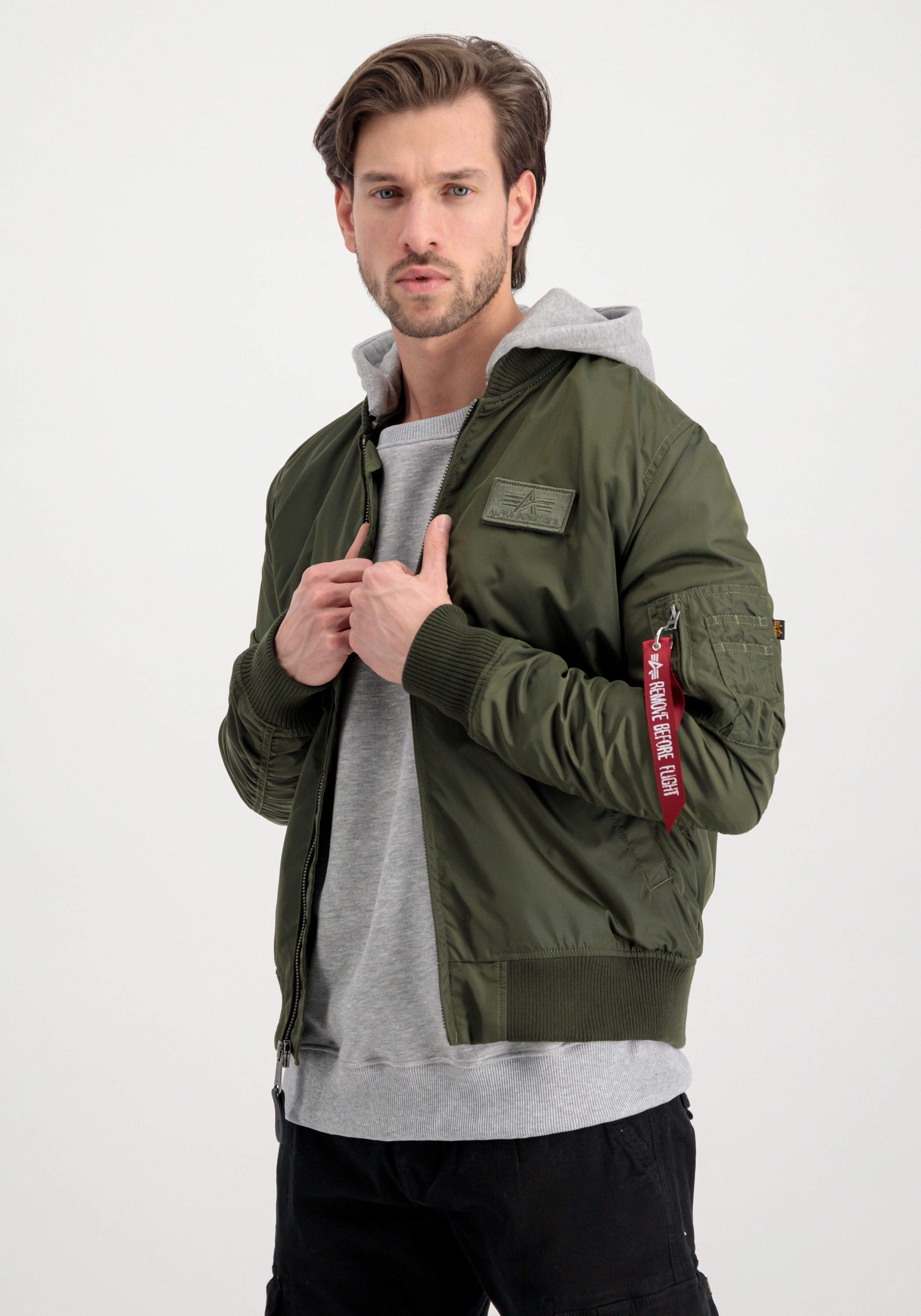 Alpha Industries Bomberjacke »Alpha Industries Men - Bomber Jackets MA-1 TT Two Tone Hood«