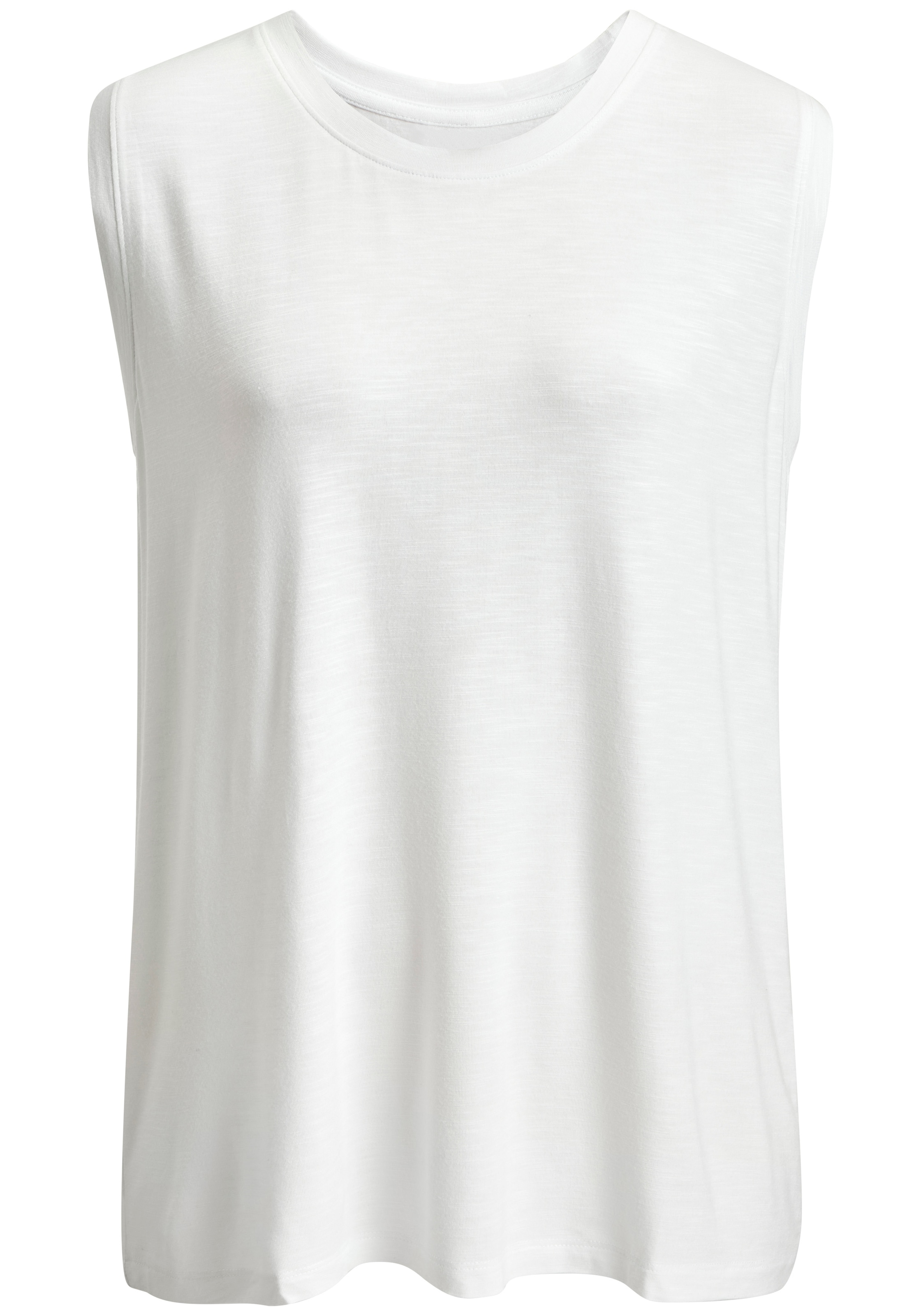 Beachtime Shirttop »mit breiten Schultern« 2 aus elastischer Viskose-Qualität