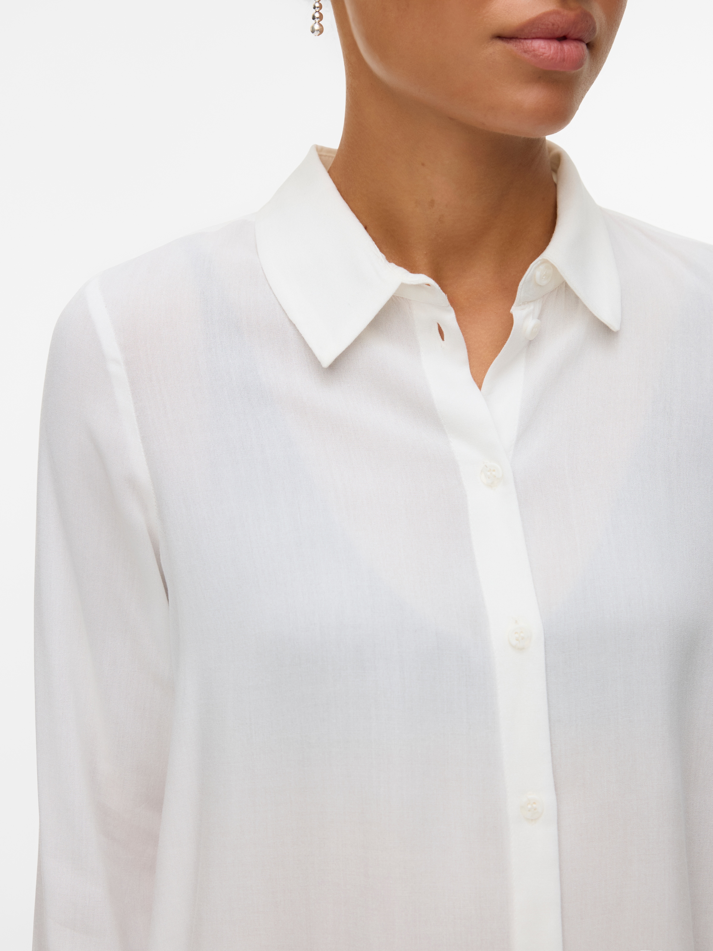 Vero Moda Hemdbluse »VMBUMPY L/S BASIC SHIRT WVN GA NOOS«