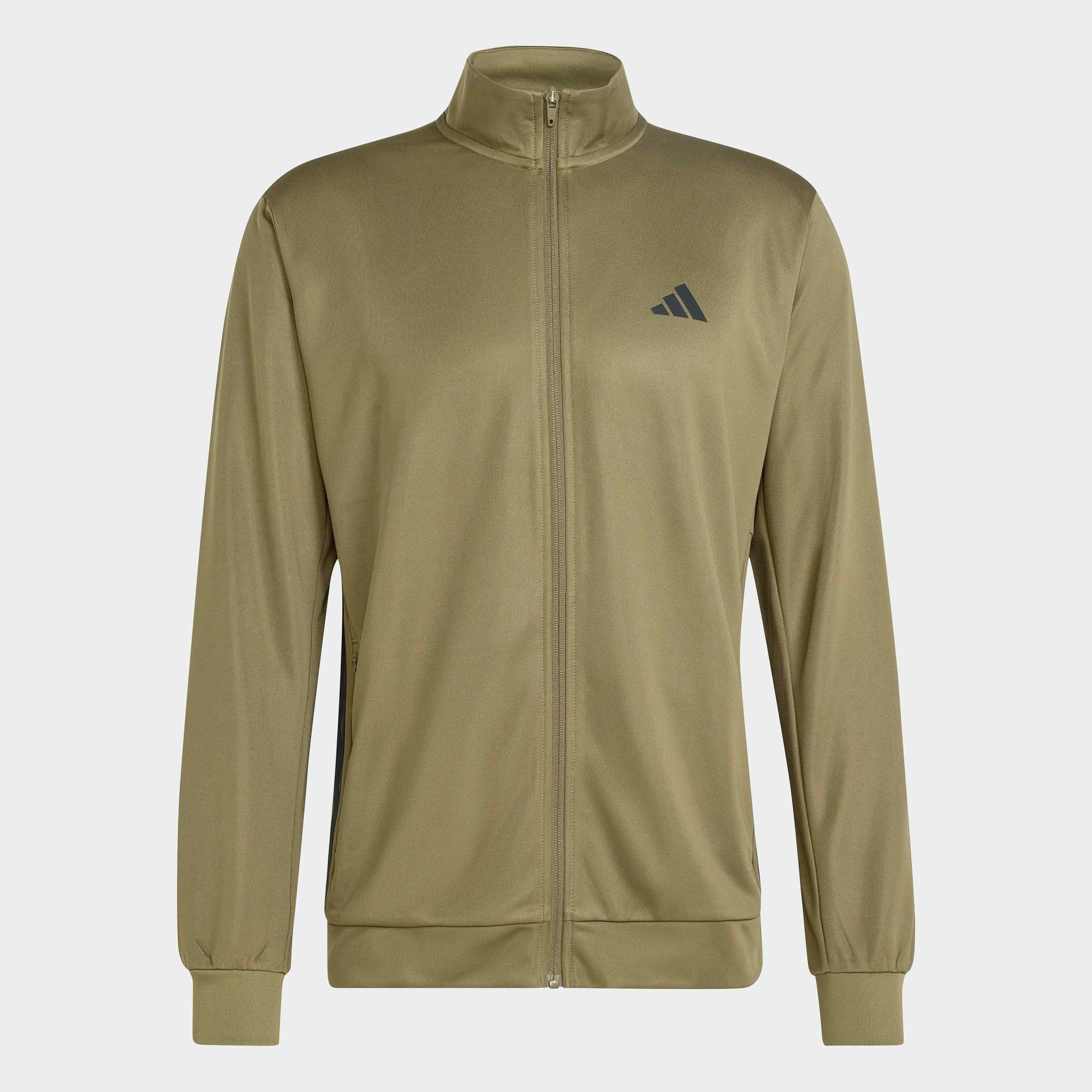 adidas Performance Trainingsjacke »WORKOUT ESSENTIALS ALL-SET 3-STREIFEN, GEWIRKTES MATERIAL«