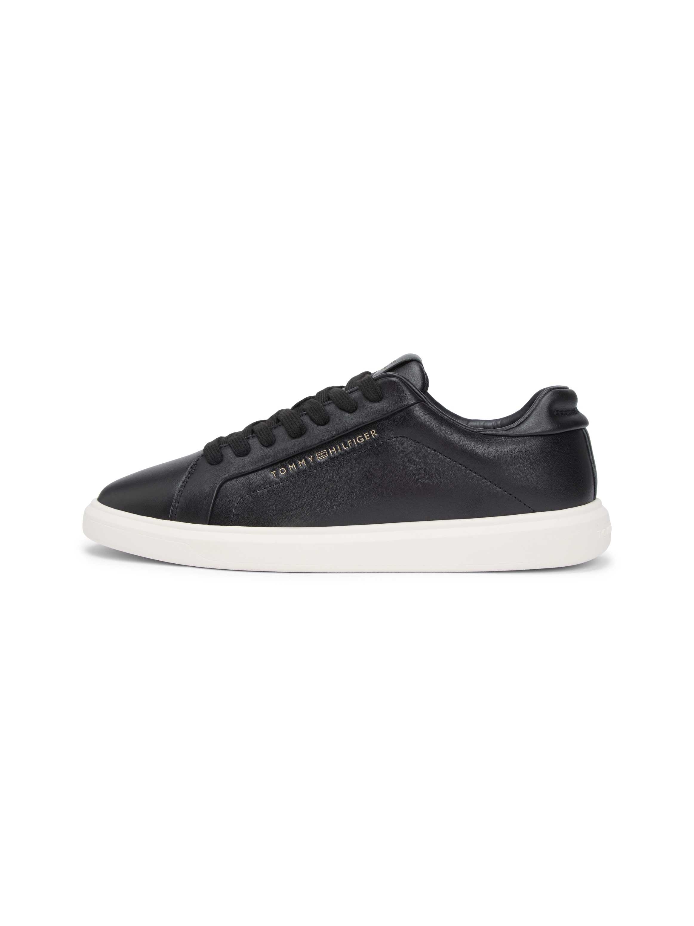 Tommy Hilfiger Plateausneaker »ICON COURT LIGHT WEIGHT SHINNY«  Freizeitschuh, Halbschuh, Schnürer mit TH-Logo  - klein ausfallend