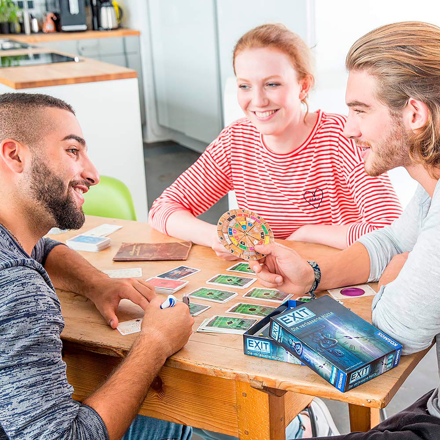 Kosmos Spiel »EXIT® Das Spiel + Puzzle Das dunkle Schloss«, Made in Germany