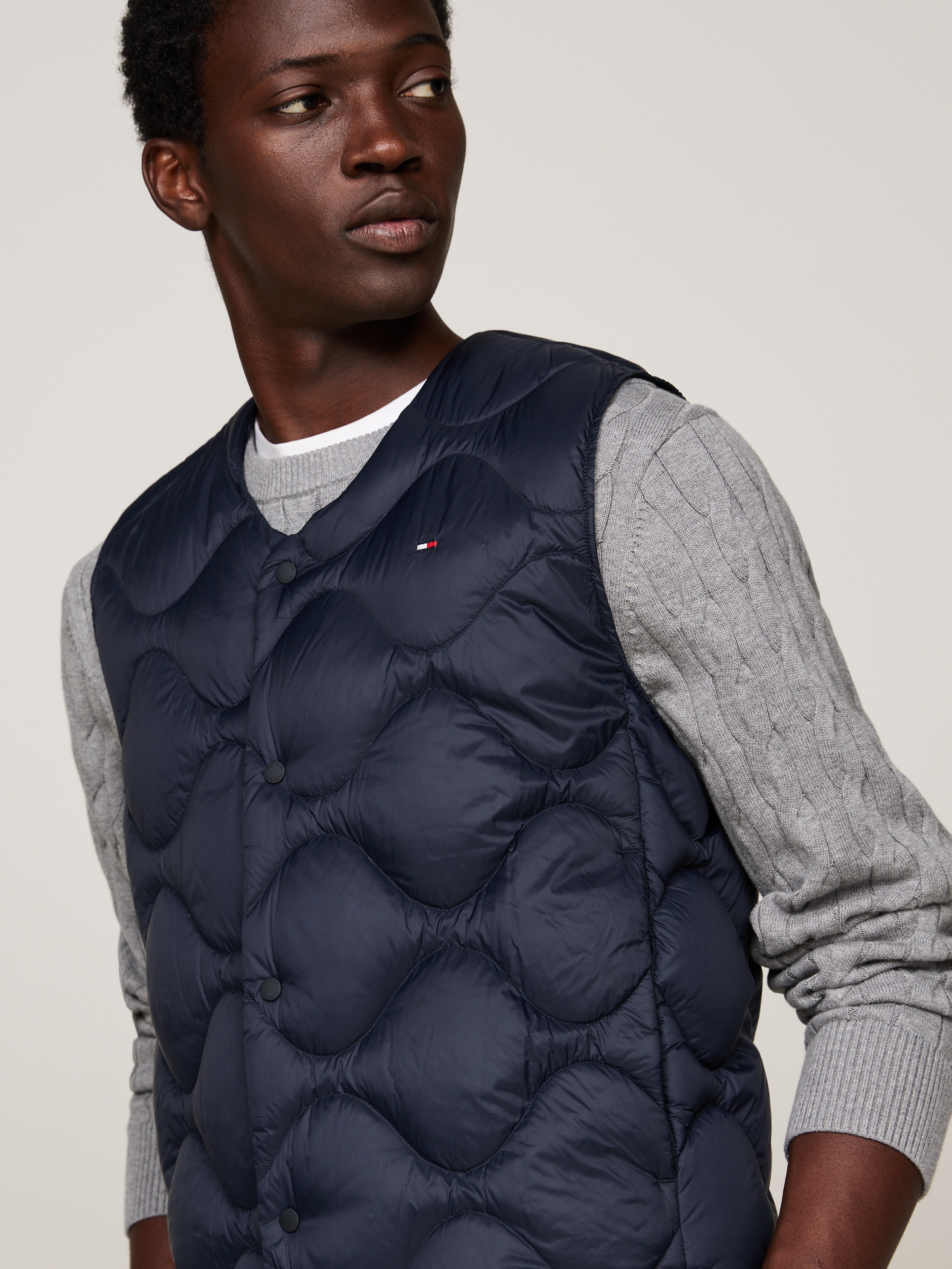 Tommy Hilfiger Steppweste »ONION QUILTED DOWN LINER VEST«, mit Zwiebelsteppung