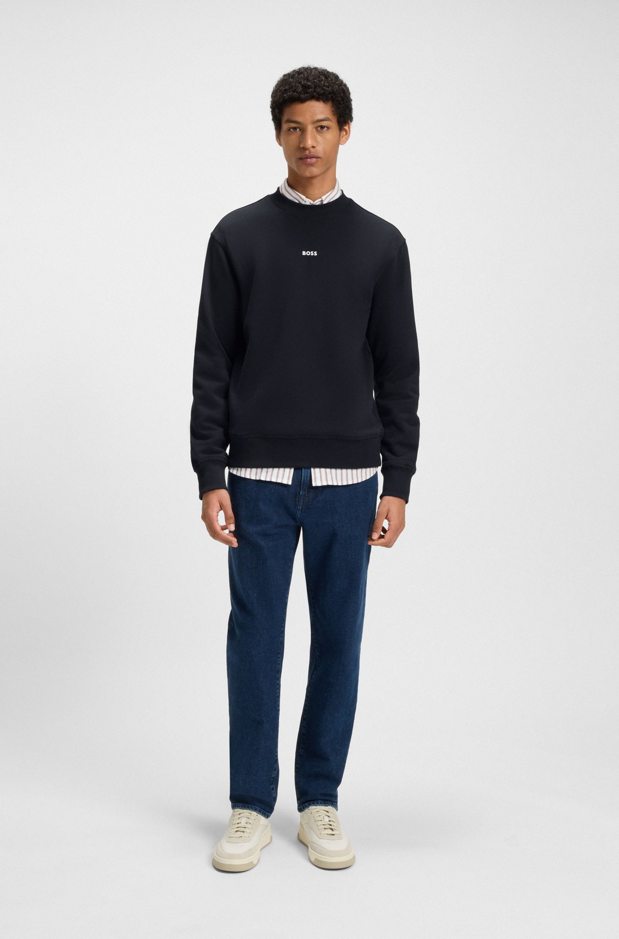 BOSS ORANGE Sweatshirt »WeSmallcrew«, mit Logo auf der Brust