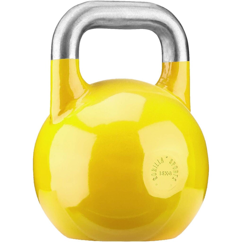 GORILLA SPORTS Kettlebell »Kettlebell Competition Gelb 16 kg«